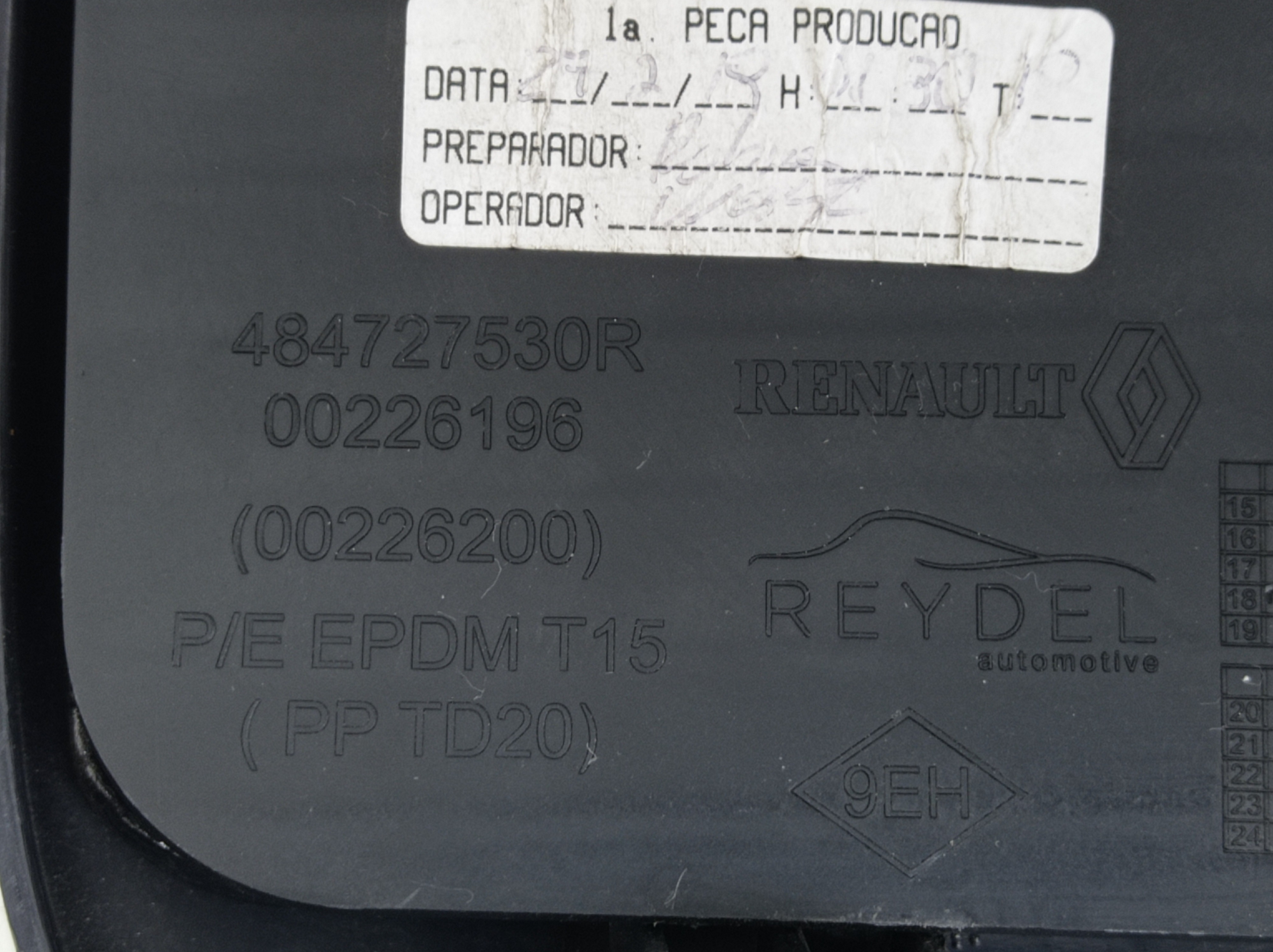 Acabamento Coluna Direçao Renault Captur 2019 6