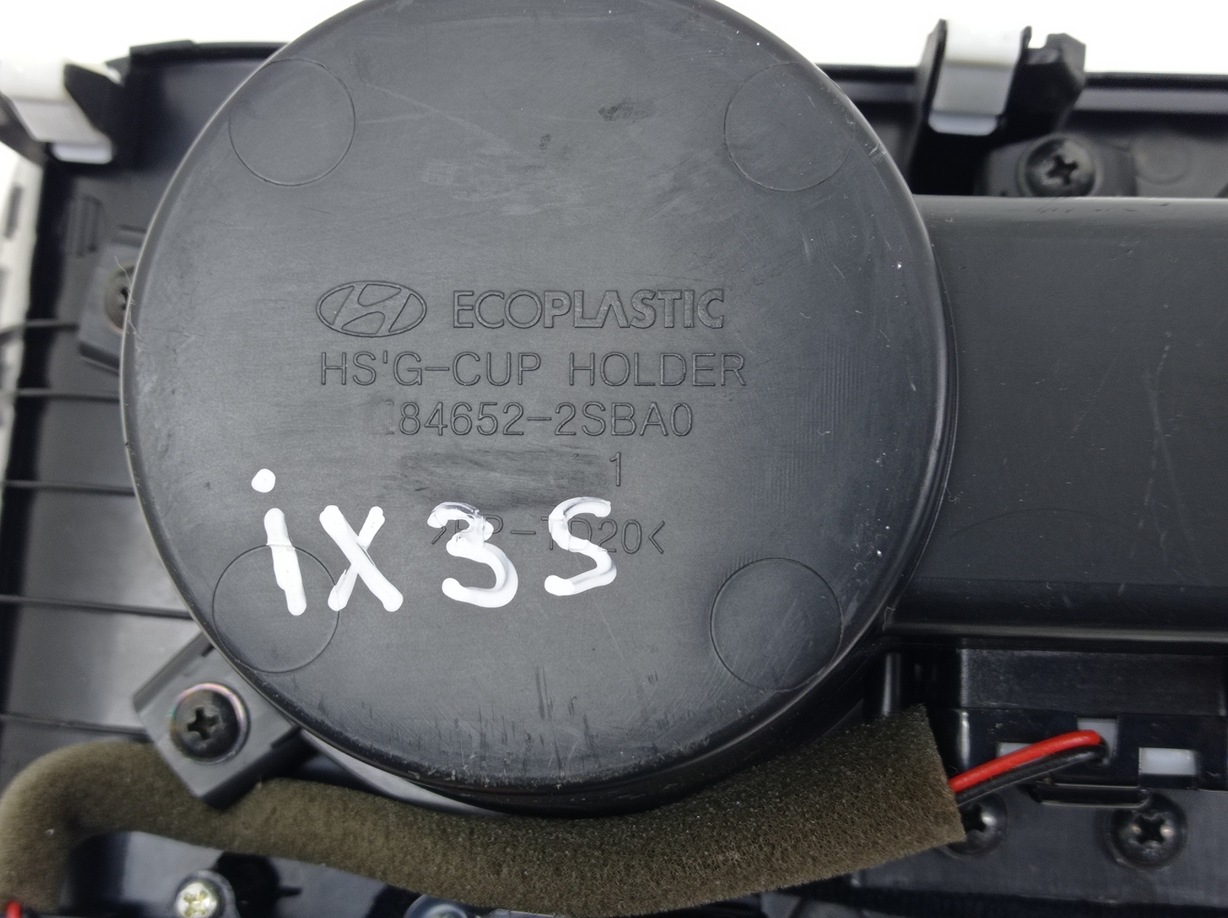 Moldura Trambulador E Porta Copos Hyundai Ix35 2016 Preto 10