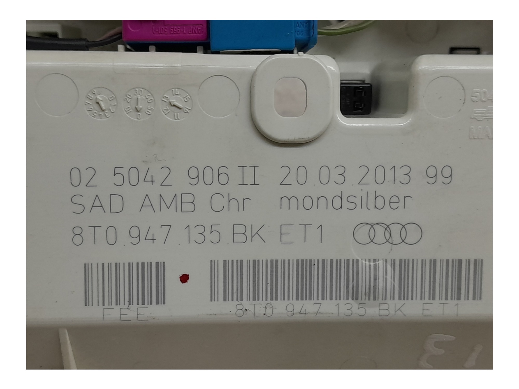 Luz Teto Porta Oculos Audi Audi A4 Sedan Tfsi 2013 8