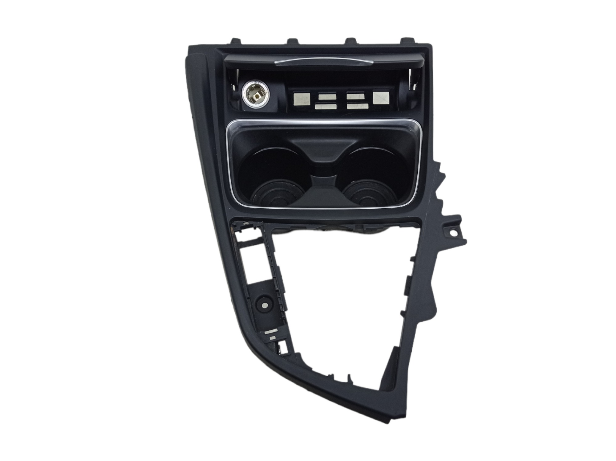 Moldura Central Console Porta Copos Bmw 320i 2013  Preto 2