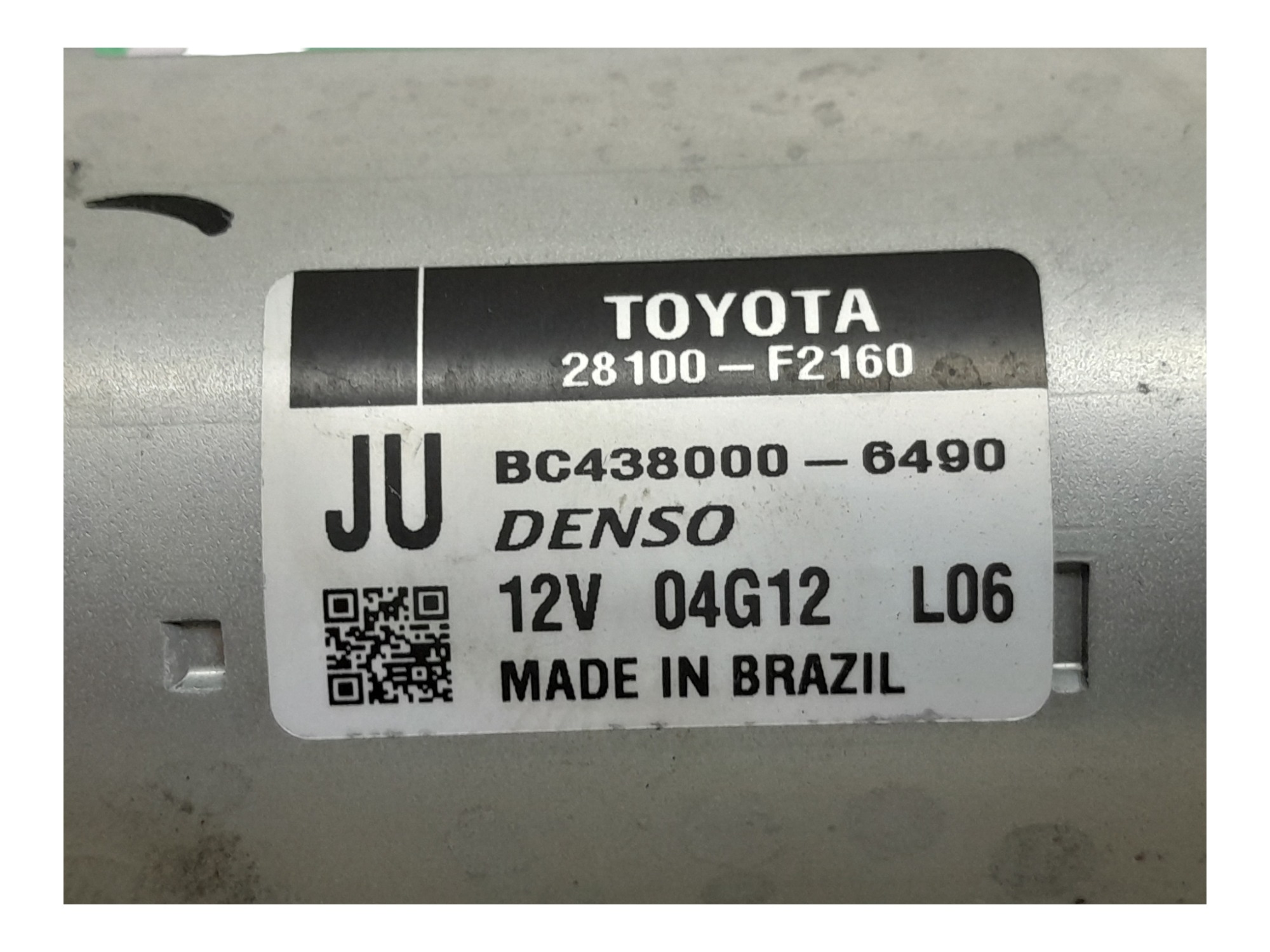 Motor De Arranque Toyota Corolla Cross Xre 2.0 16v Aut 2024 6