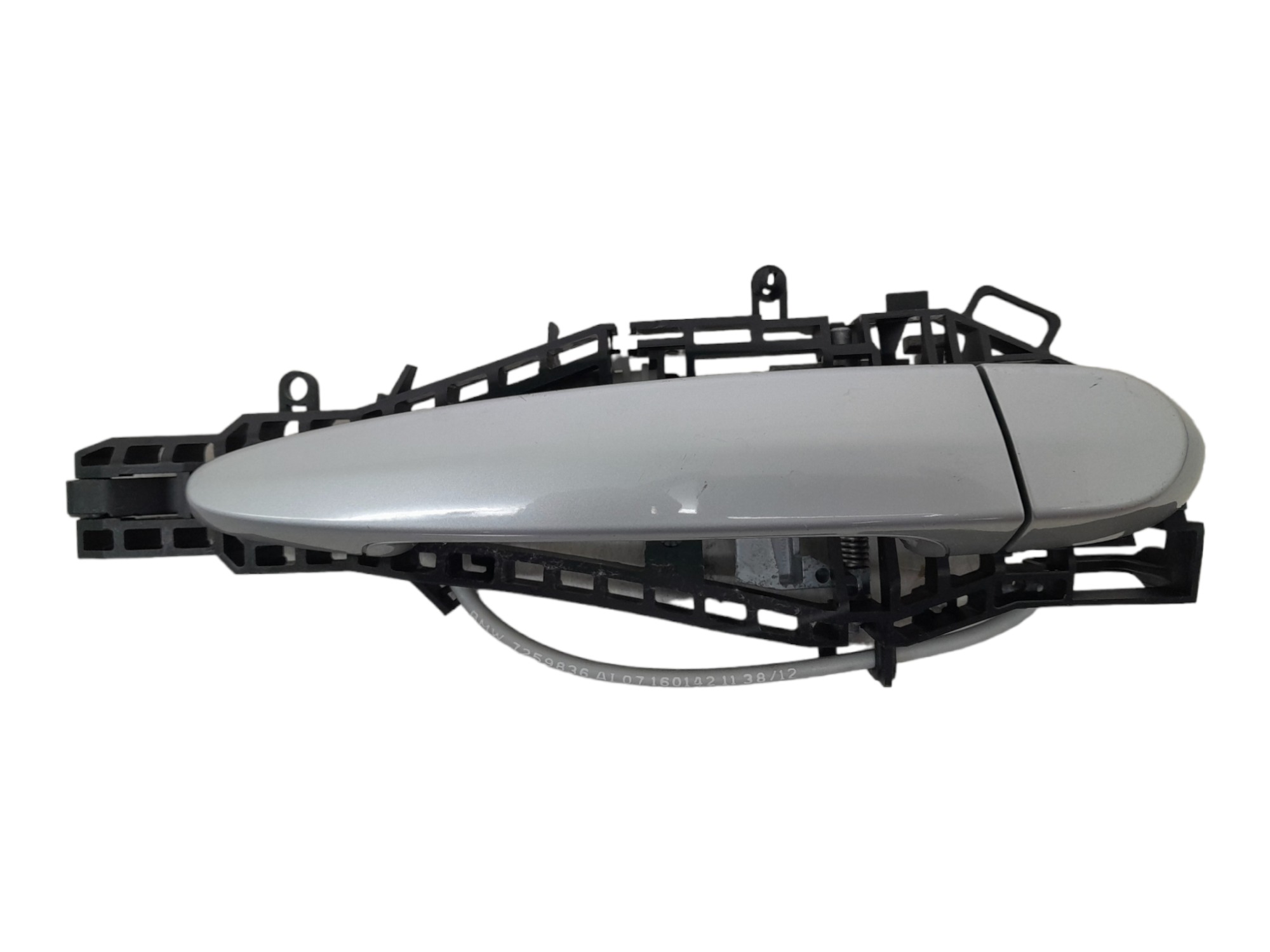 Macaneta Externa Traseira Direita Bmw 320i 2013v Prata Traseira 1