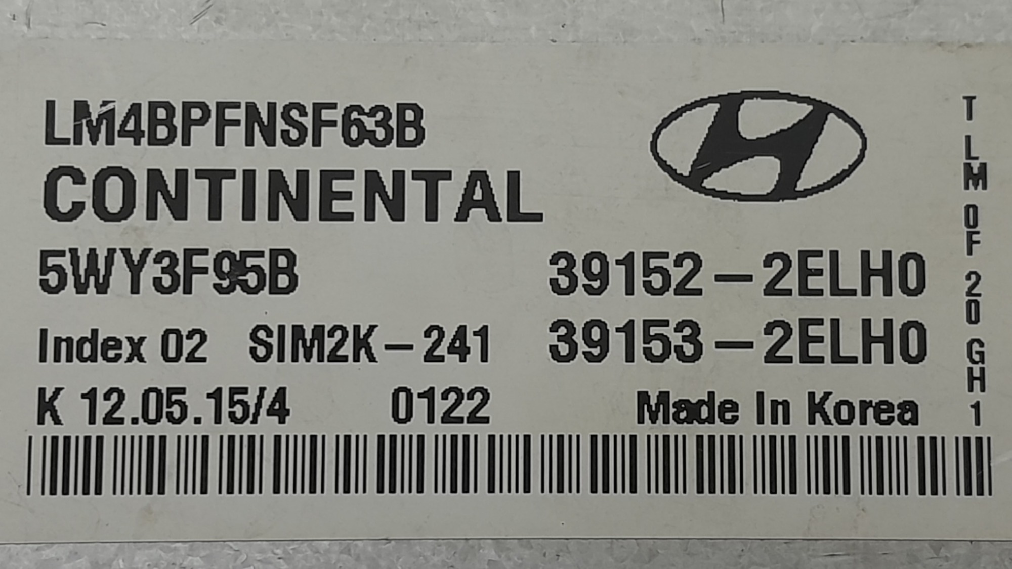 Modulo Injeçao Eletronica Hyundai Ix35 2.0 16v Flex Aut 2016 9