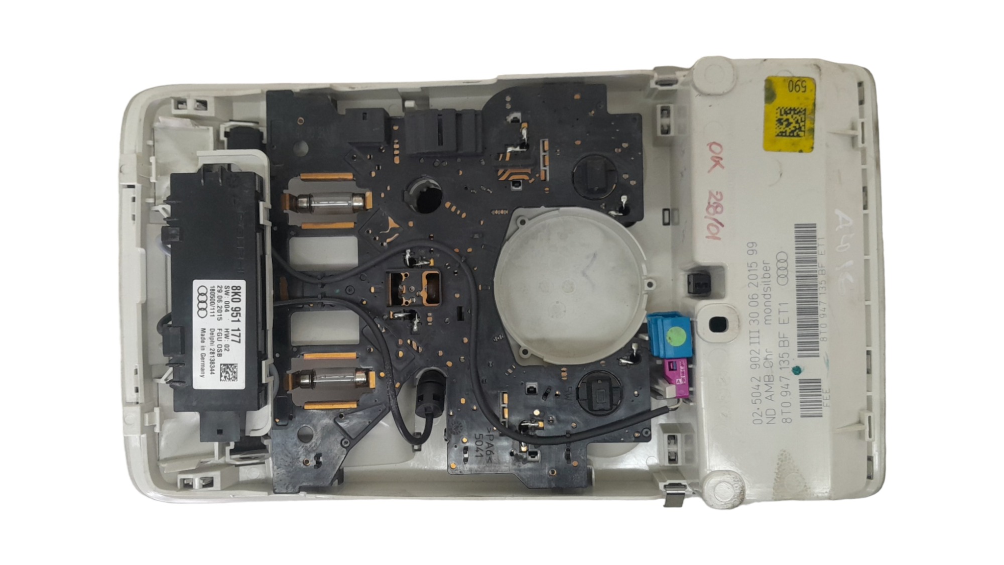 Luz Teto Audi A4 Tfsi 1.8 Gasolina Automatico 2016 2