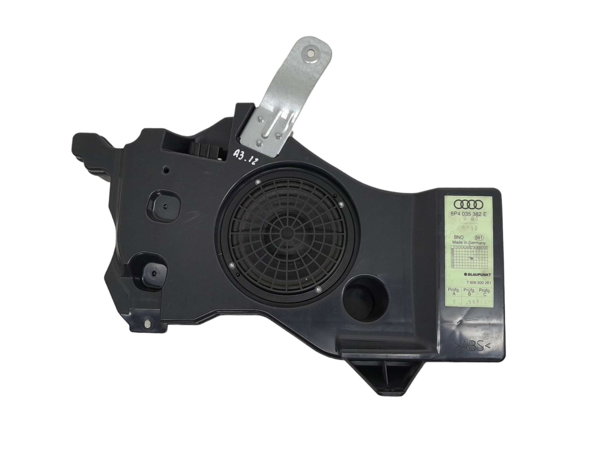 Alto Falante Subwoofer Audi A3 Sportback 2012 Preto 1