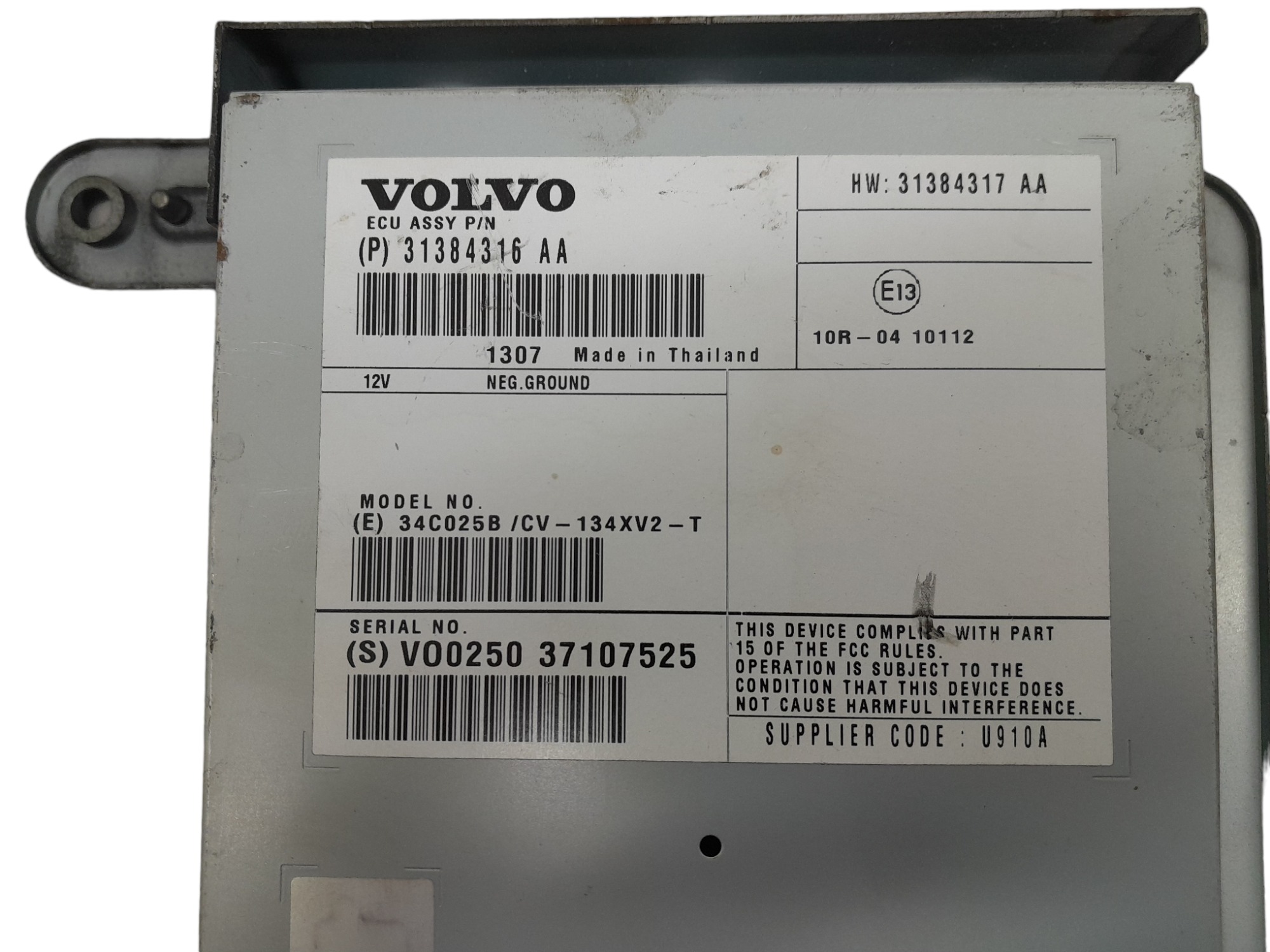 Modulo Som Volvo V40 T4 Dynamic 2014 6