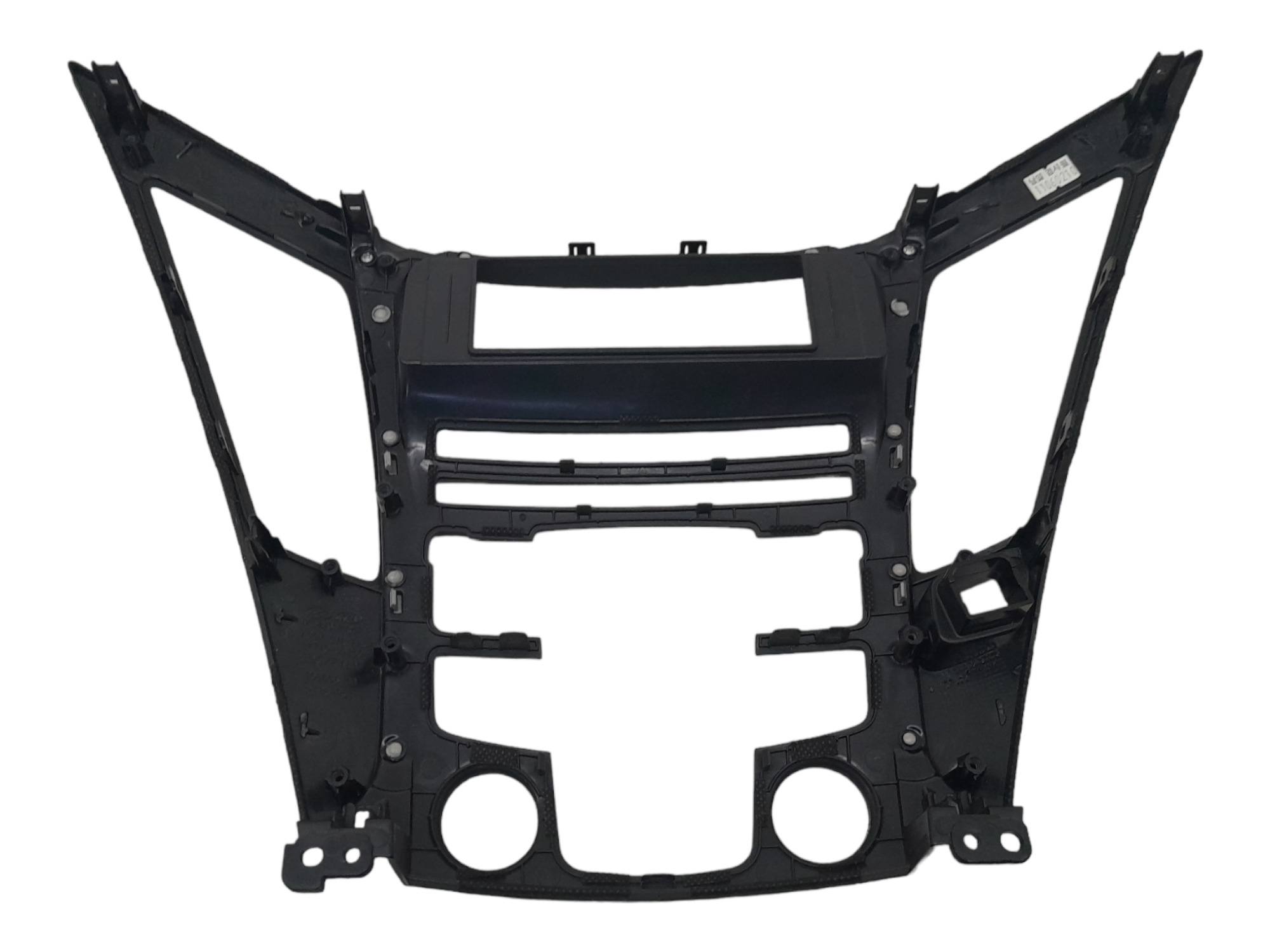 Moldura Central Painel Hyundai Sonata 2011 Preto 5