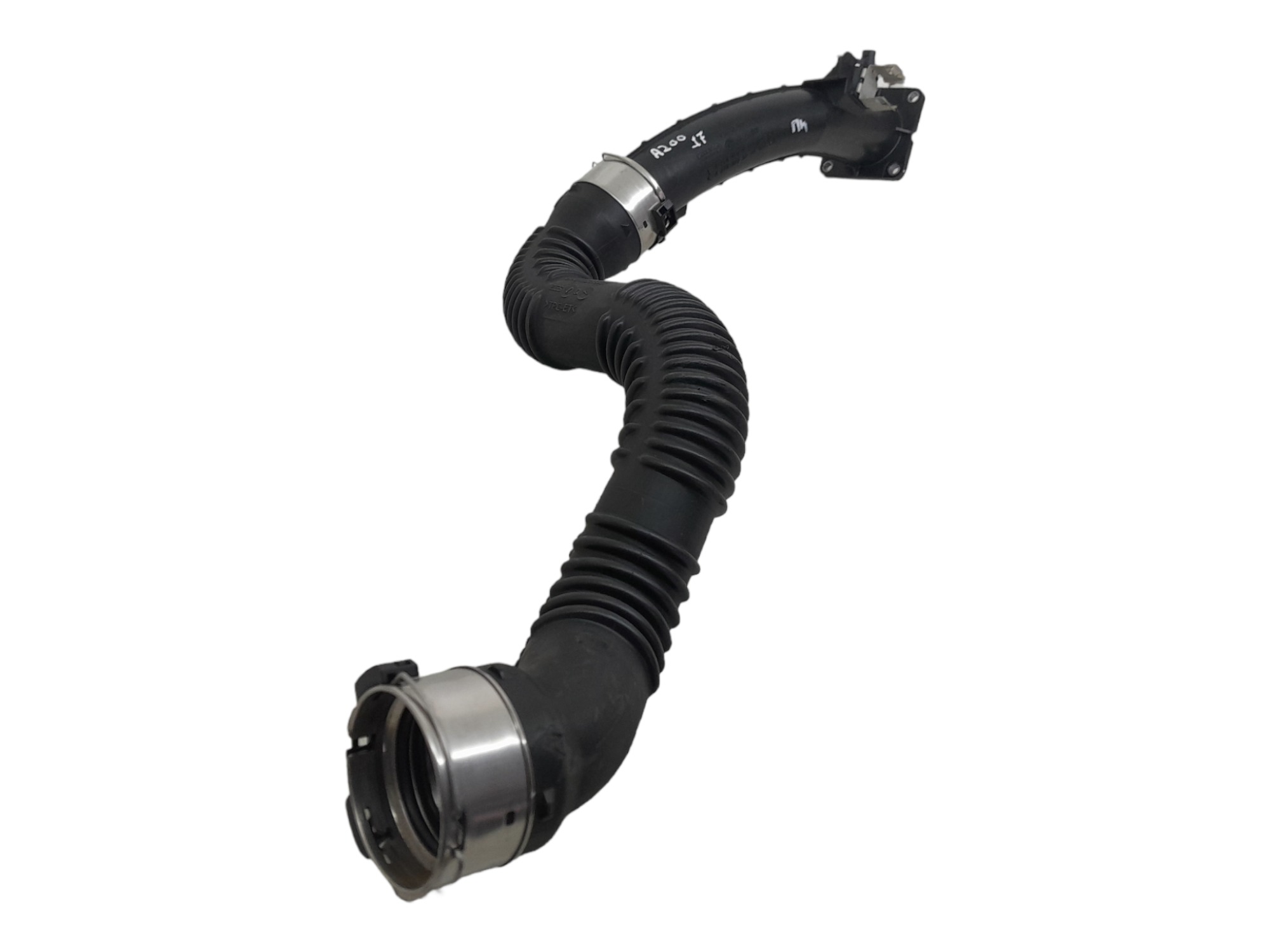 Mangueira Intercooler Mercedes A200 1.6 16v Turbo Flex 2017 Preto 3