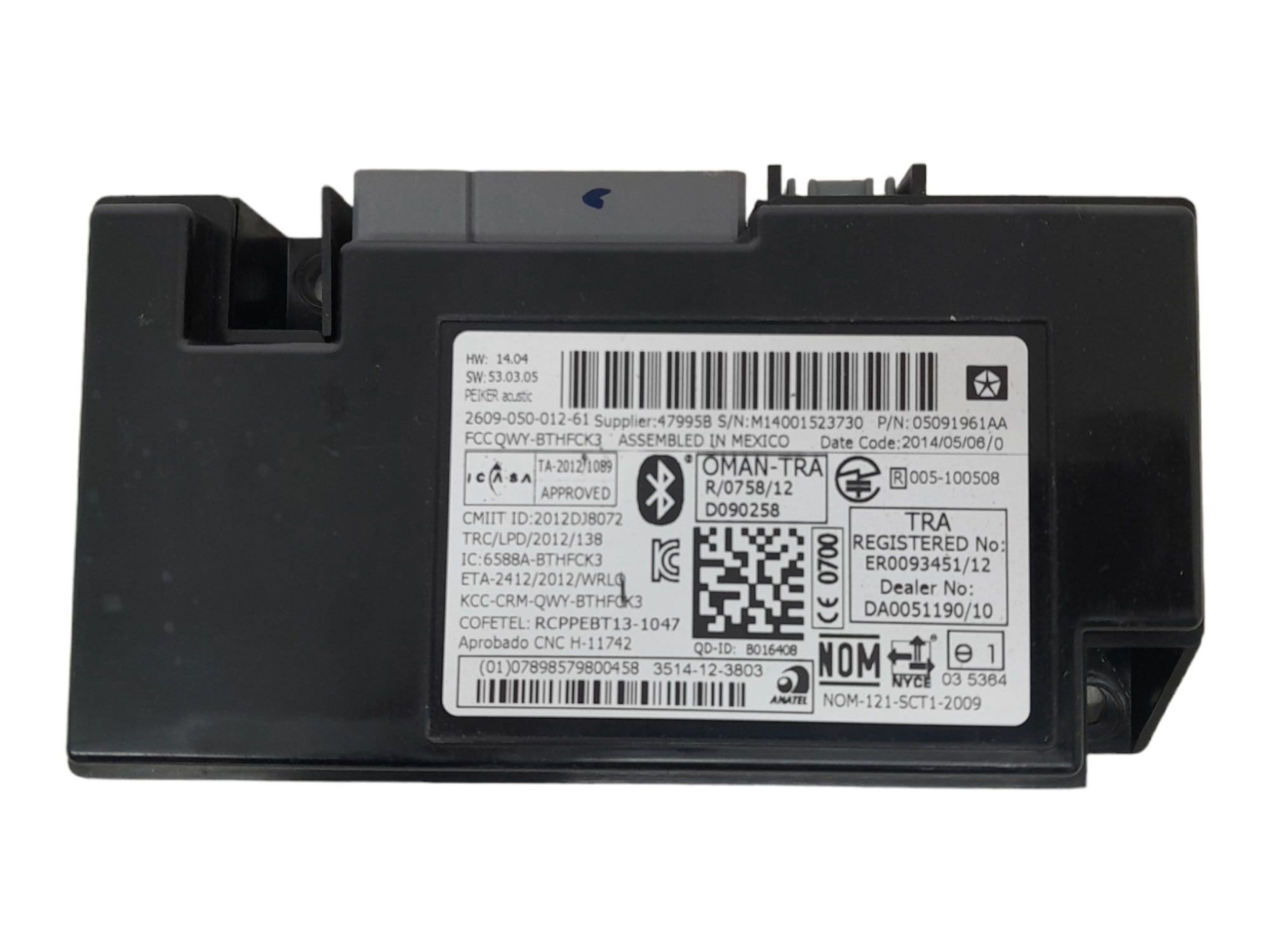 Modulo Bluetooth Jeep Compass Sport 2.0 16v 2014 1
