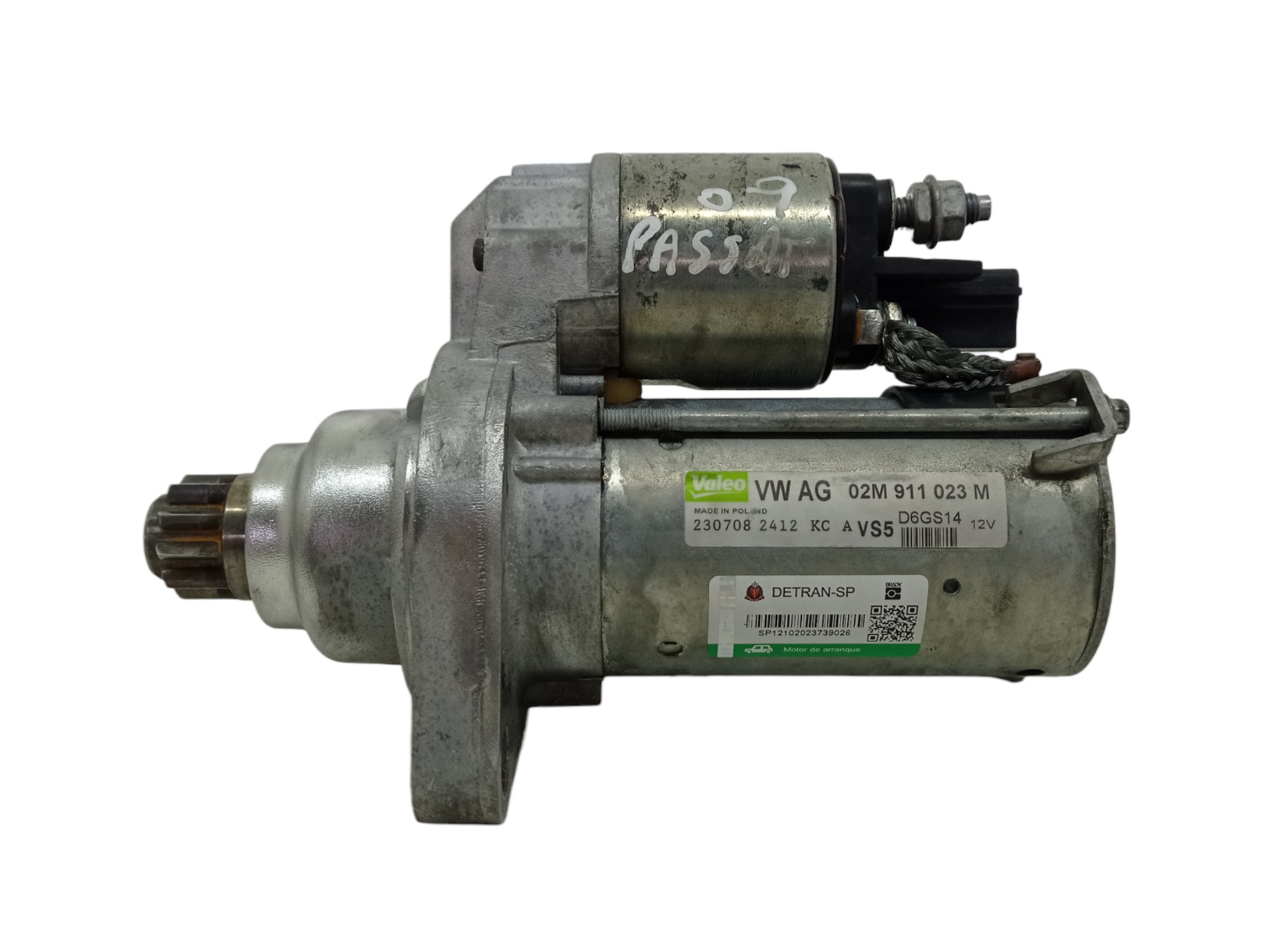 Motor Arranque Volkswagen Passat 2.0 Turbo Automatico 2009 1