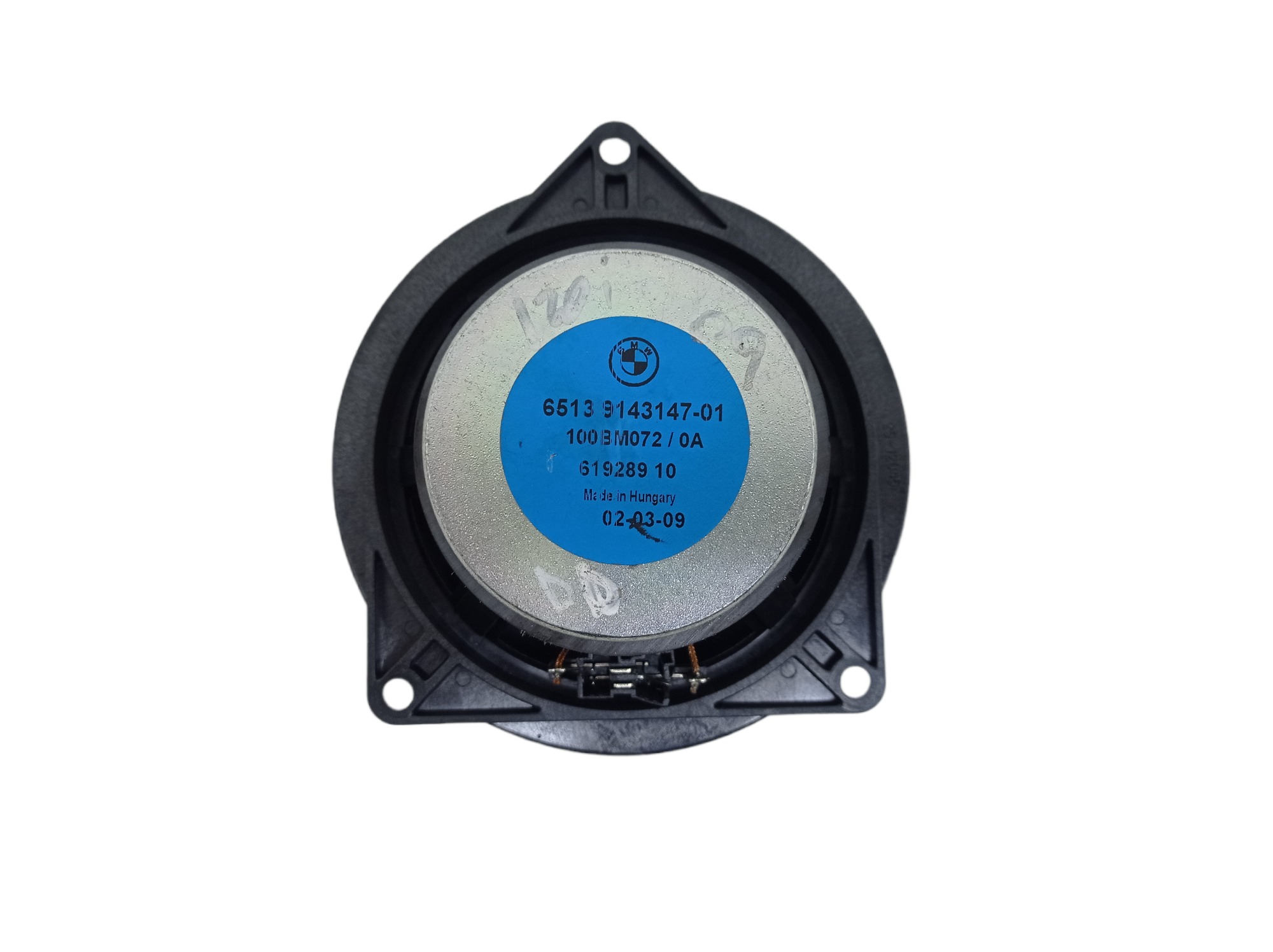 Alto Falante Porta Dianteira Direita Bmw 120i 2010 Preto 3