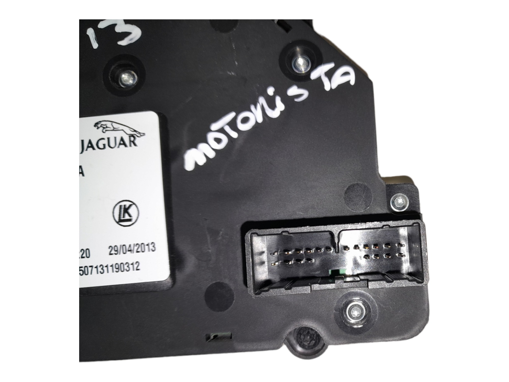 Controle Banco Dianteiro Esquerdo Land Rover Evoque 2013 6