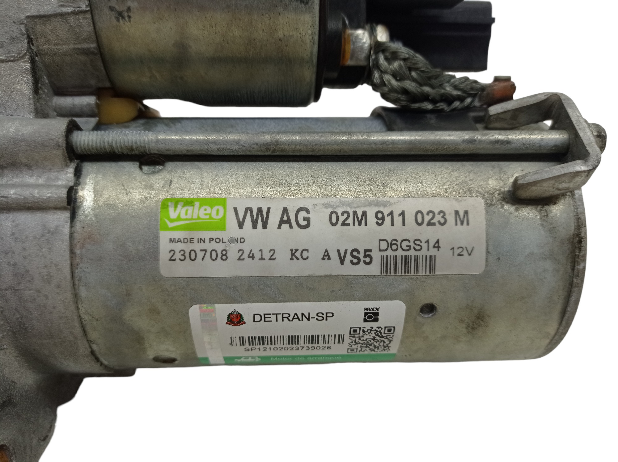 Motor Arranque Volkswagen Passat 2.0 Turbo Automatico 2009 8