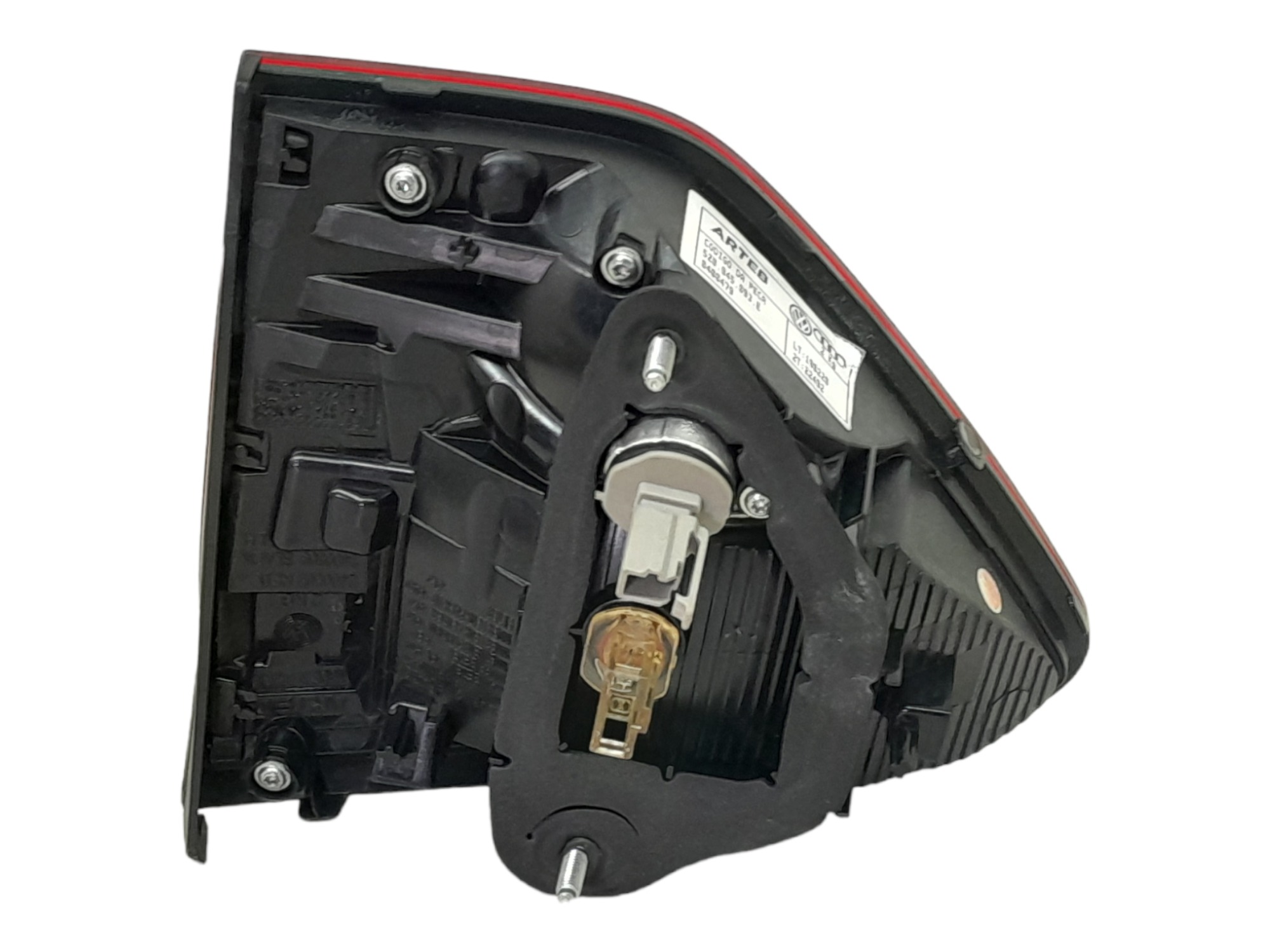 Lanterna Esquerda Tampa Traseira Volkswagen Fox Connect 2019 Esquerdo Vermelho 4