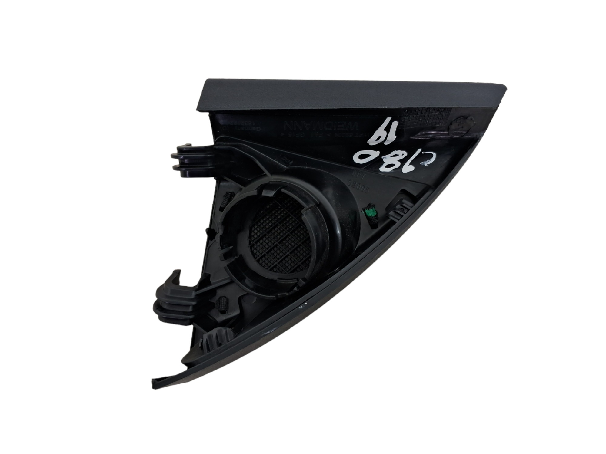 Acabamento Interno Retrovisor Direito Mercedes C180 2019 Preto 3
