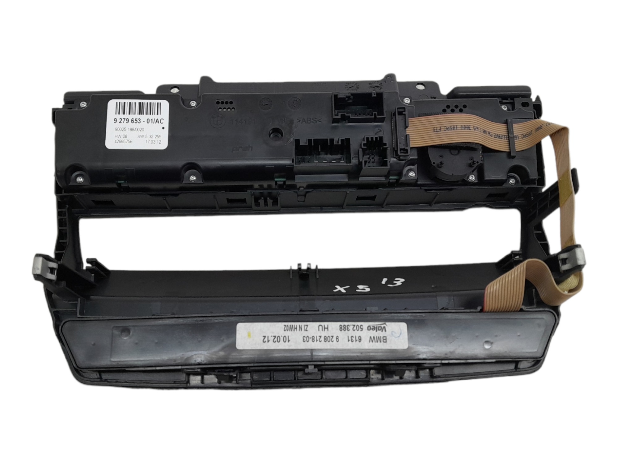 Moldura Controle De Ar Digital Bmw X5 Xdrive50i 2013 6