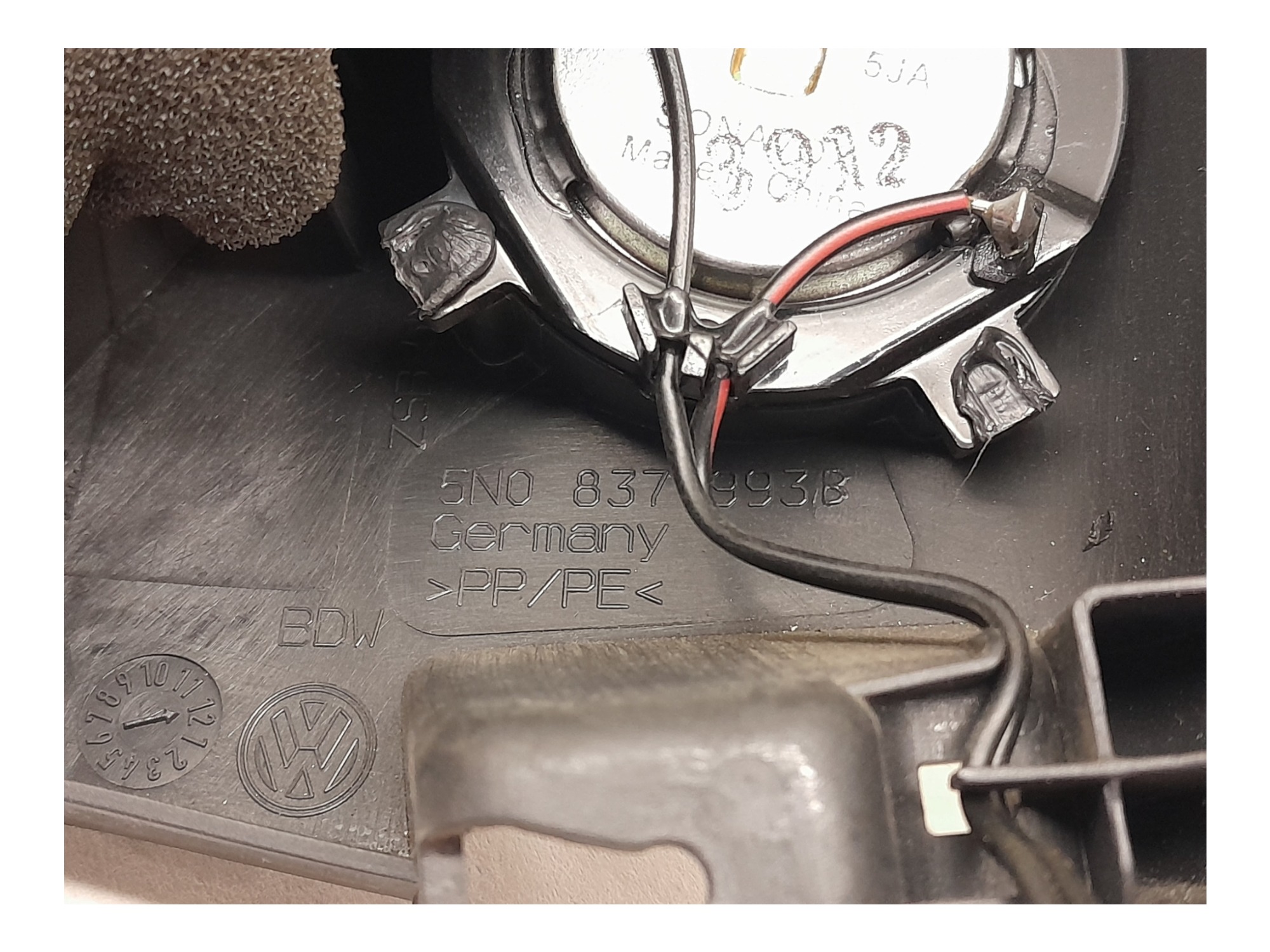 Acabamento Interno Retrovisor Esq Volkswagen Tiguan 2013 7