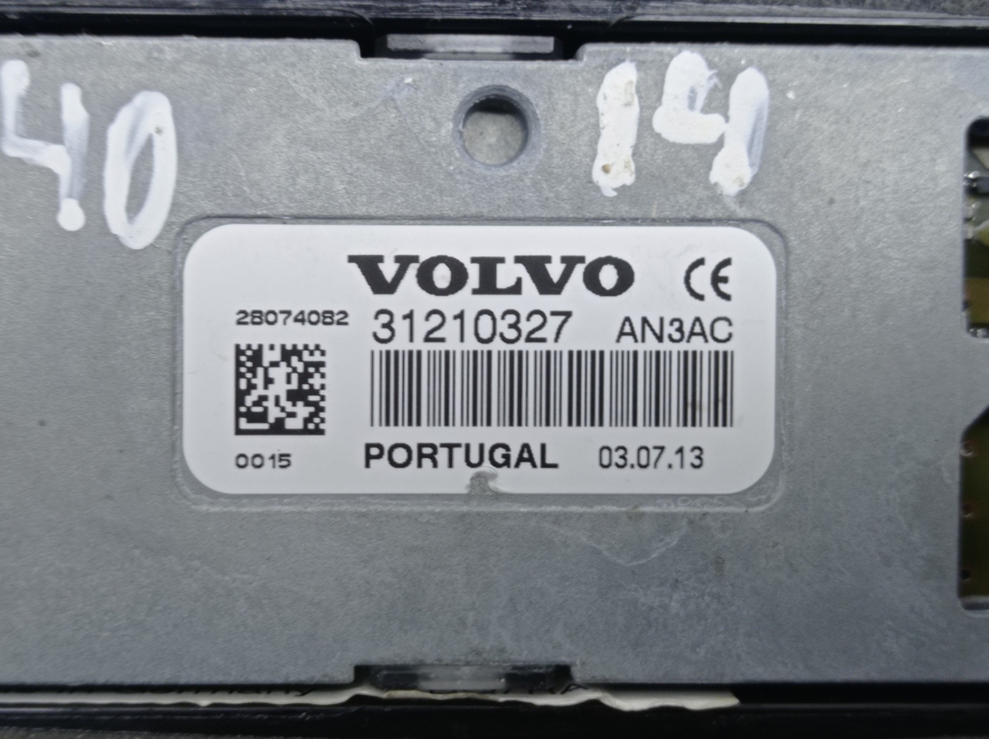 Antena Teto Volvo V40 T4 2014  Preto 7