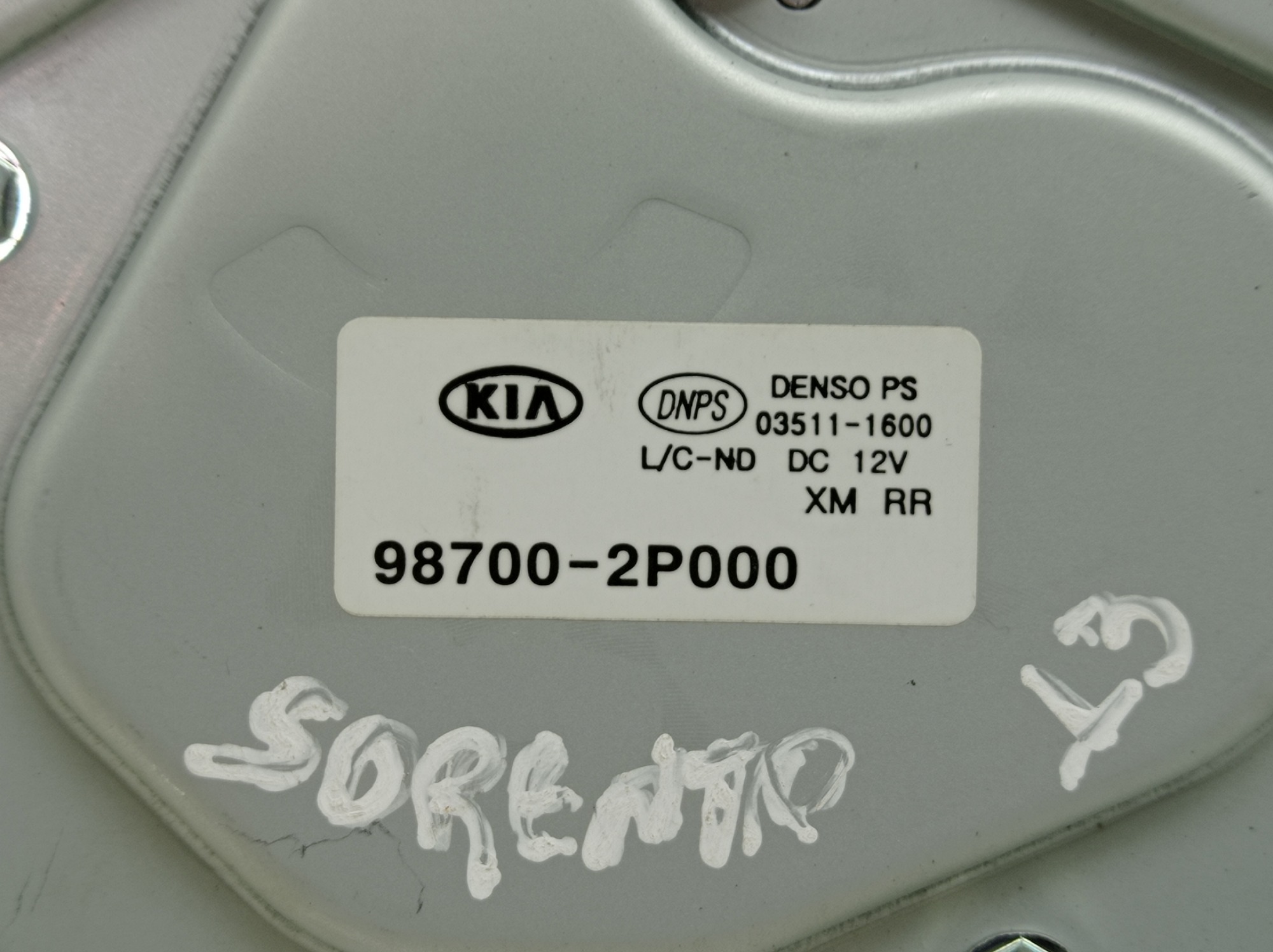 Maquina Limpador Traseira Kia Sorento 2013 7
