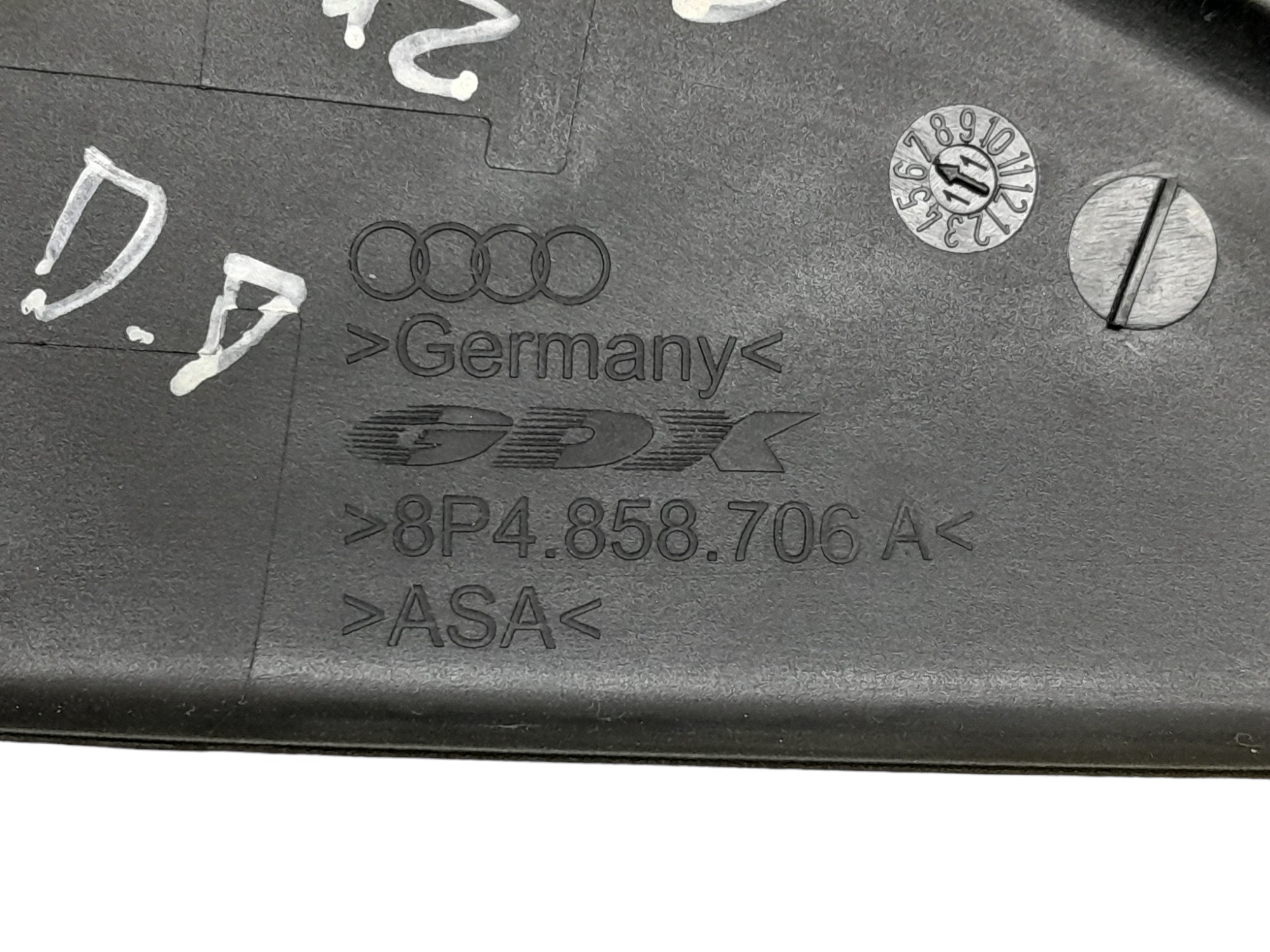Acabamento Interno Retrovisor Direito Audi A3 Sportback 2012 Preto 4