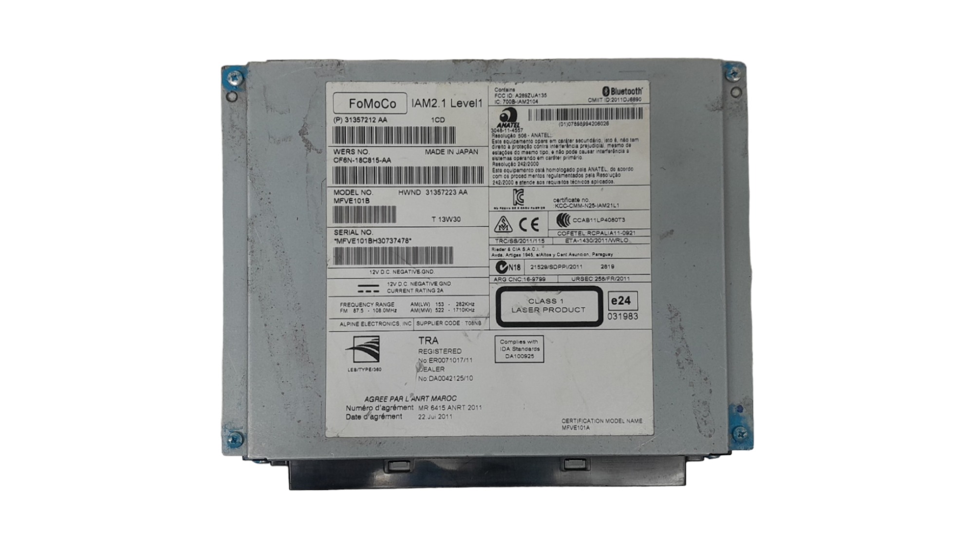 Central Multimidia Volvo Xc60 T5 2.0 16v Gasolina Aut 2014 2