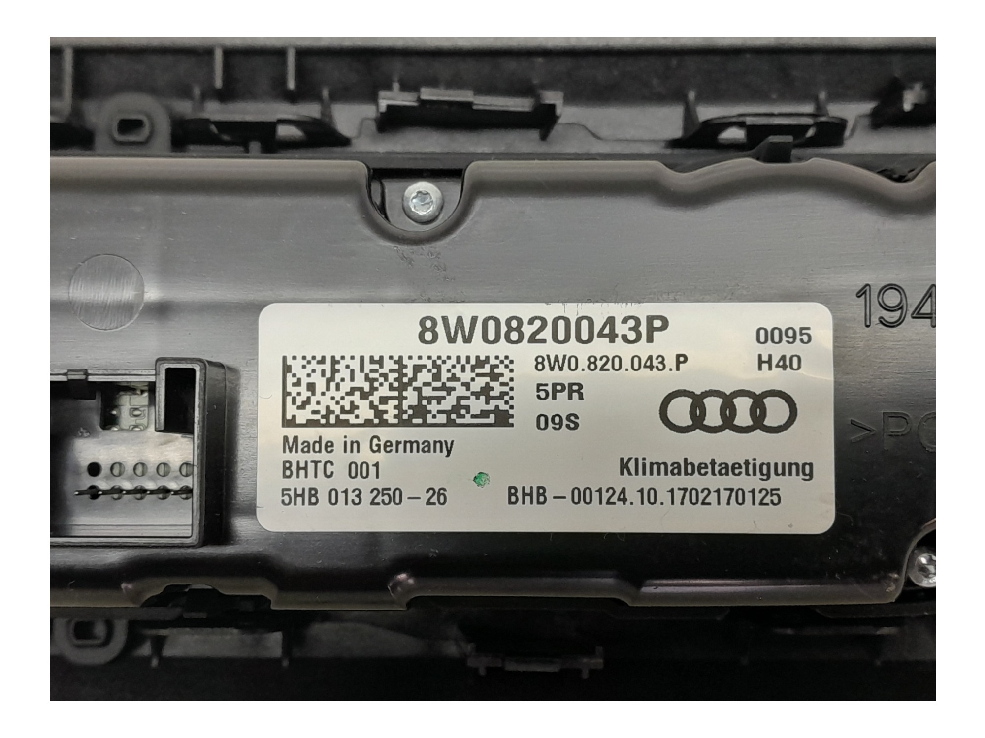 Moldura Central Com Controle De Ar Audi A5 Sportback 2018 7