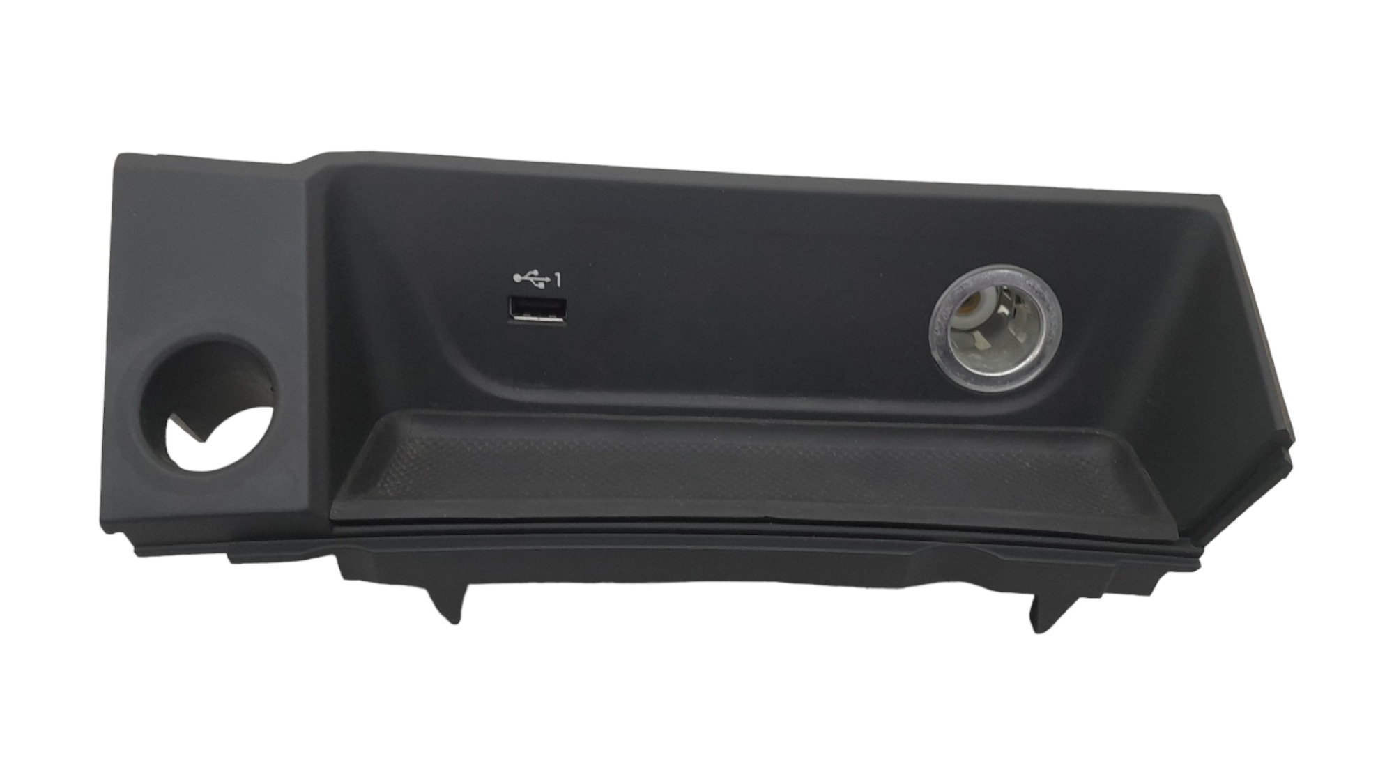 Moldura Acendedor Entrada Usb Audi A5 Sportback 2.0 2018 – Preto 1
