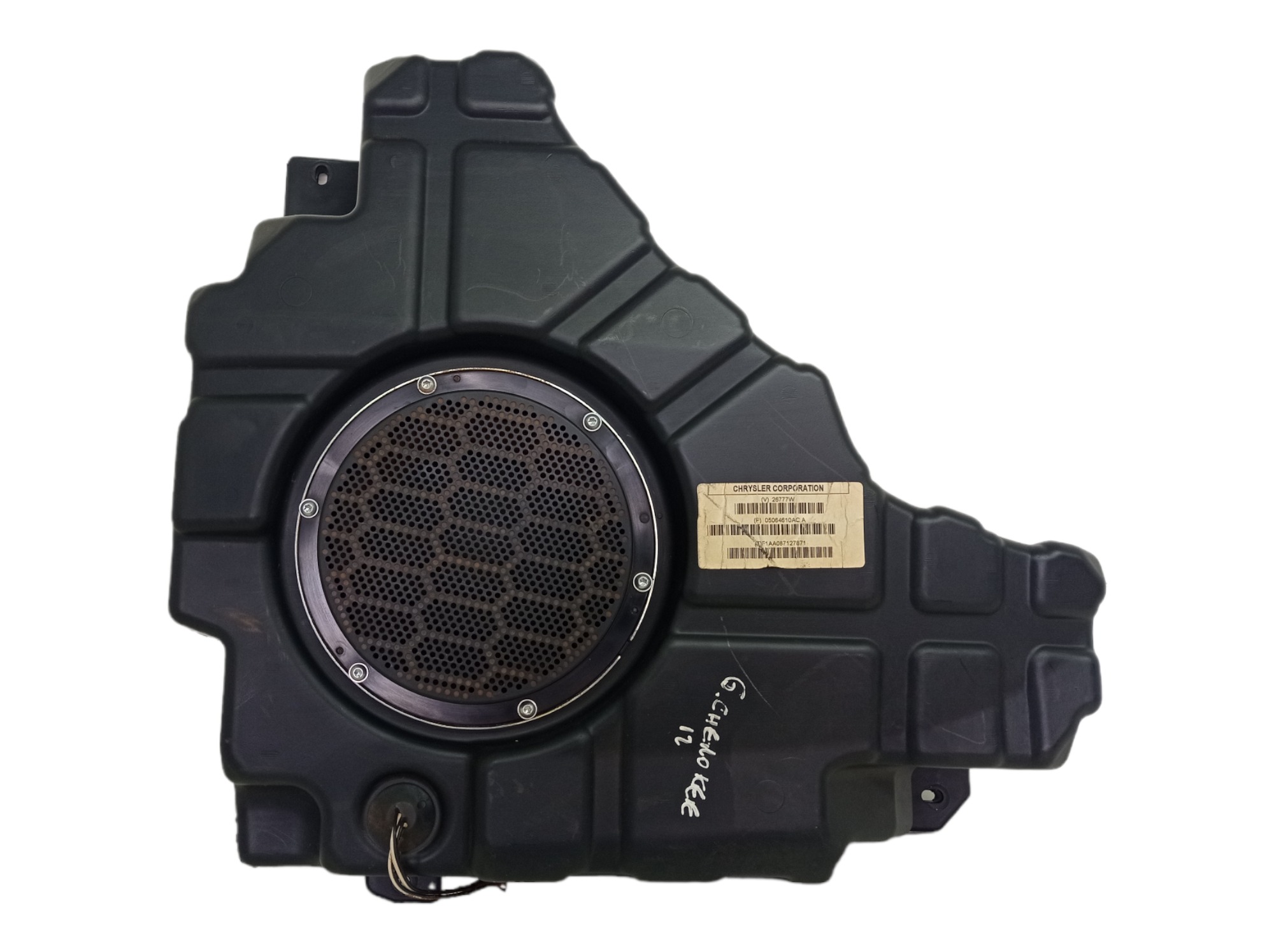 Subwoofer Jeep Grand Cherokee Laredo 2012 Preto