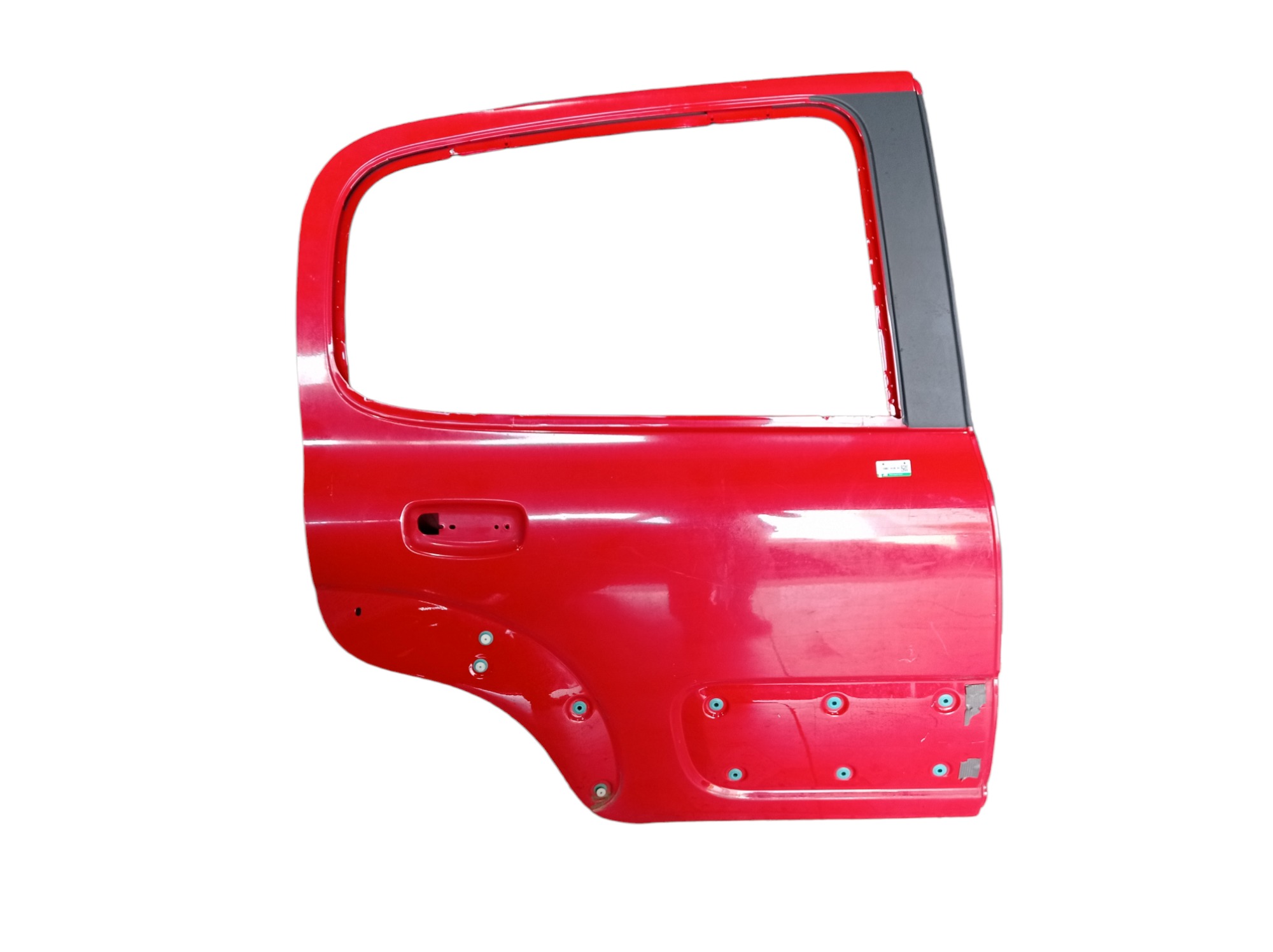 Porta Traseira Direita Fiat Uno Way 2016  Traseira Direito Vermelho