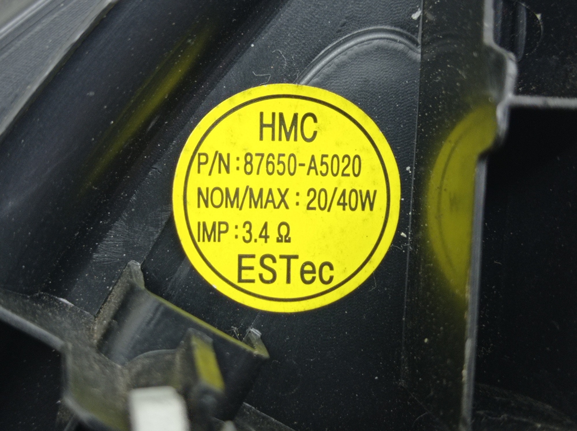 Acabamento Interno Retrovisor Esquerdo Hyundai I30 2016 – Preto 5