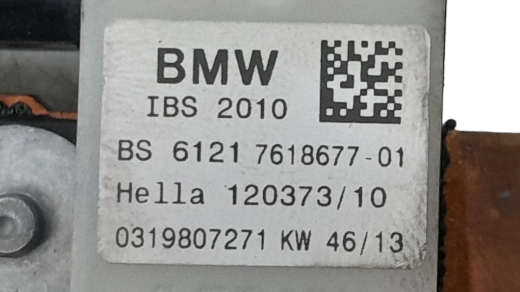 Cabo Polo Negativo Bateria Bmw X1 2.0 16v Gas Aut 2014 6