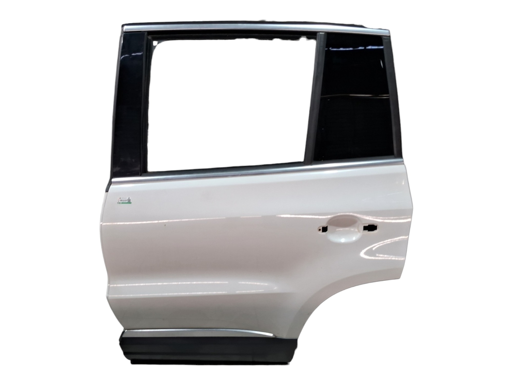 Porta Traseira Esquerda Volkswagen Tiguan Tsi 2014 Traseira Esquerda Branco