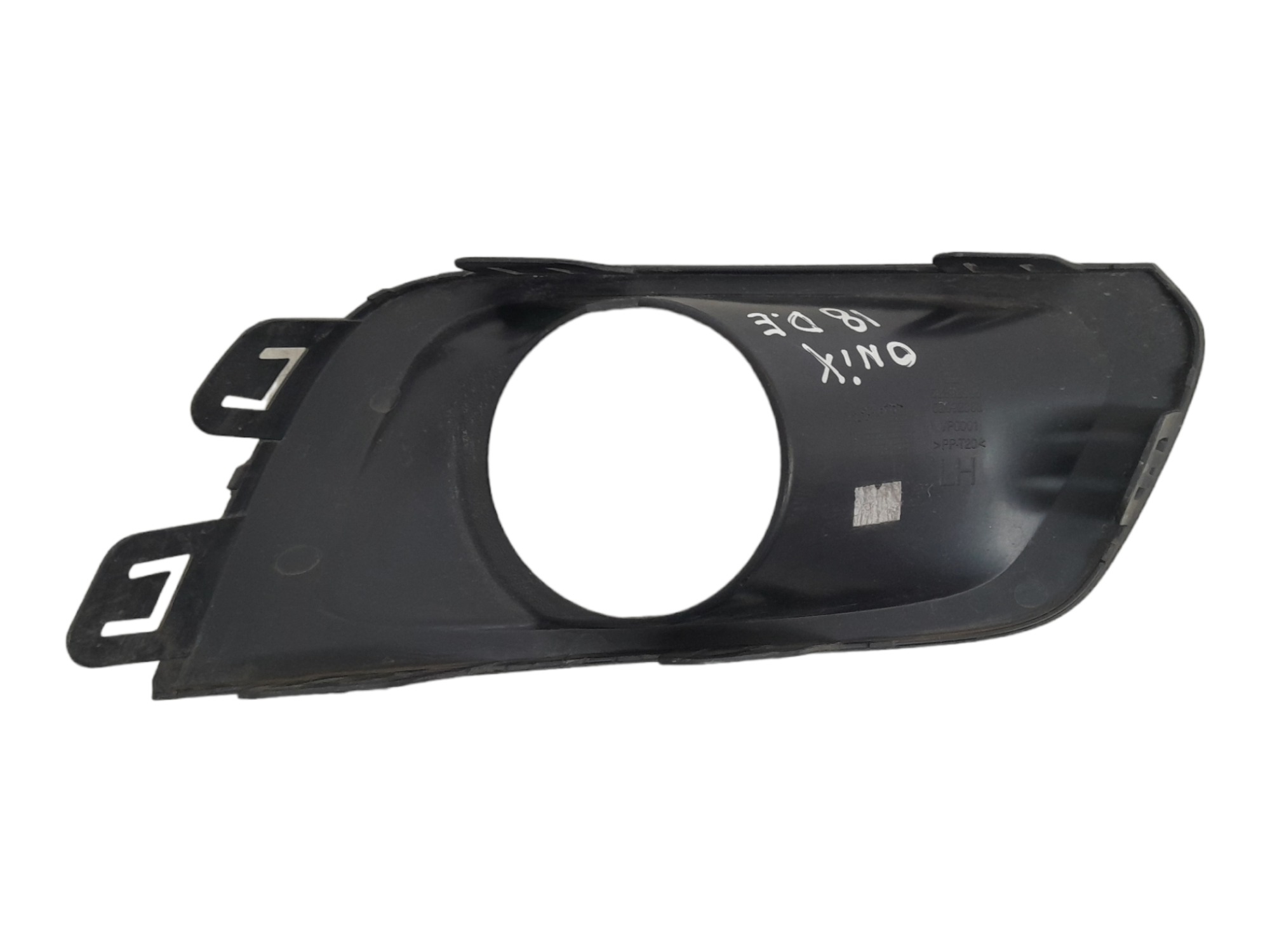 Moldura Farol De Milha Esquerdo Chevrolet Onix Ltz 2018 Preto 4