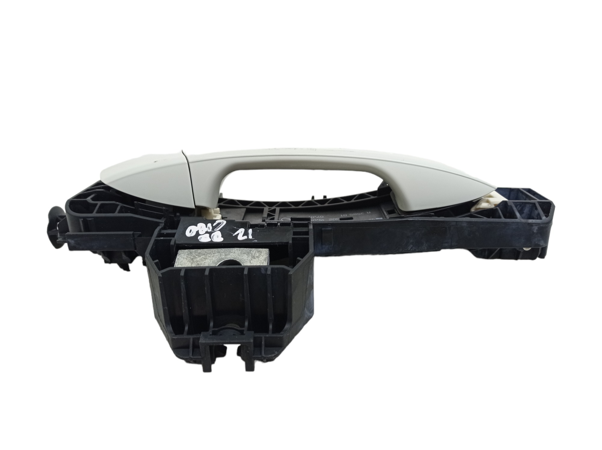Maçaneta Externa Porta Dianteira Direita Mercedes C180 2012 Branco Dianteira 2