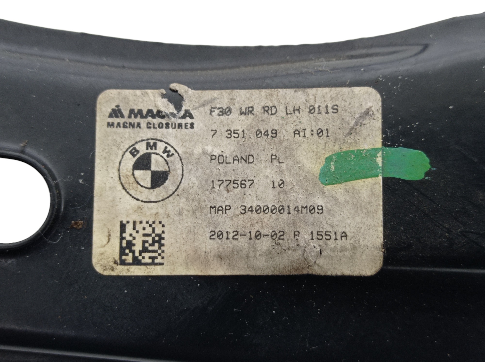 Maquina Vidro Traseira Esquerda Bmw 320i 2013 6