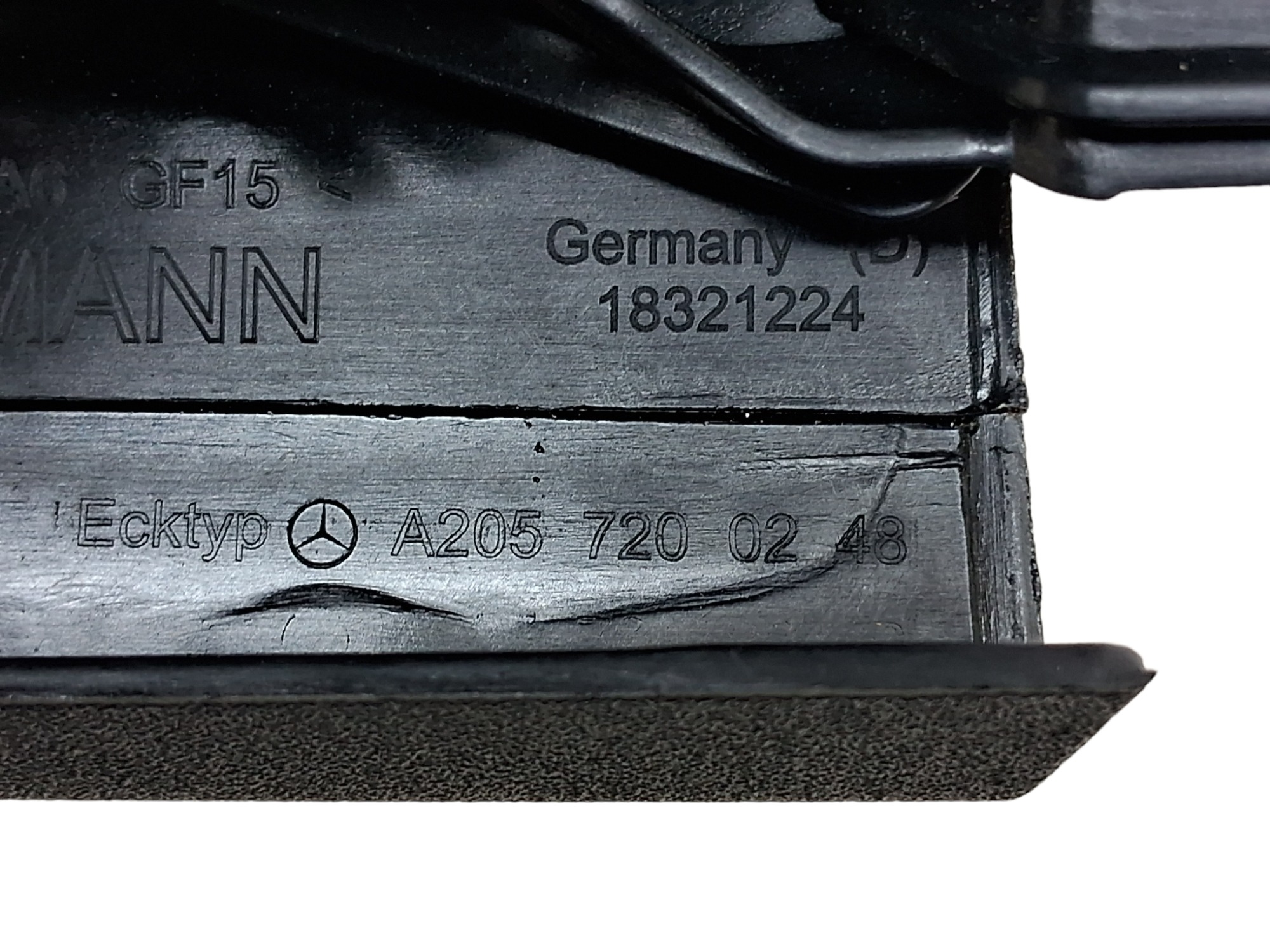 Acabamento Interno Retrovisor Direito Mercedes C180 2019 Preto 6