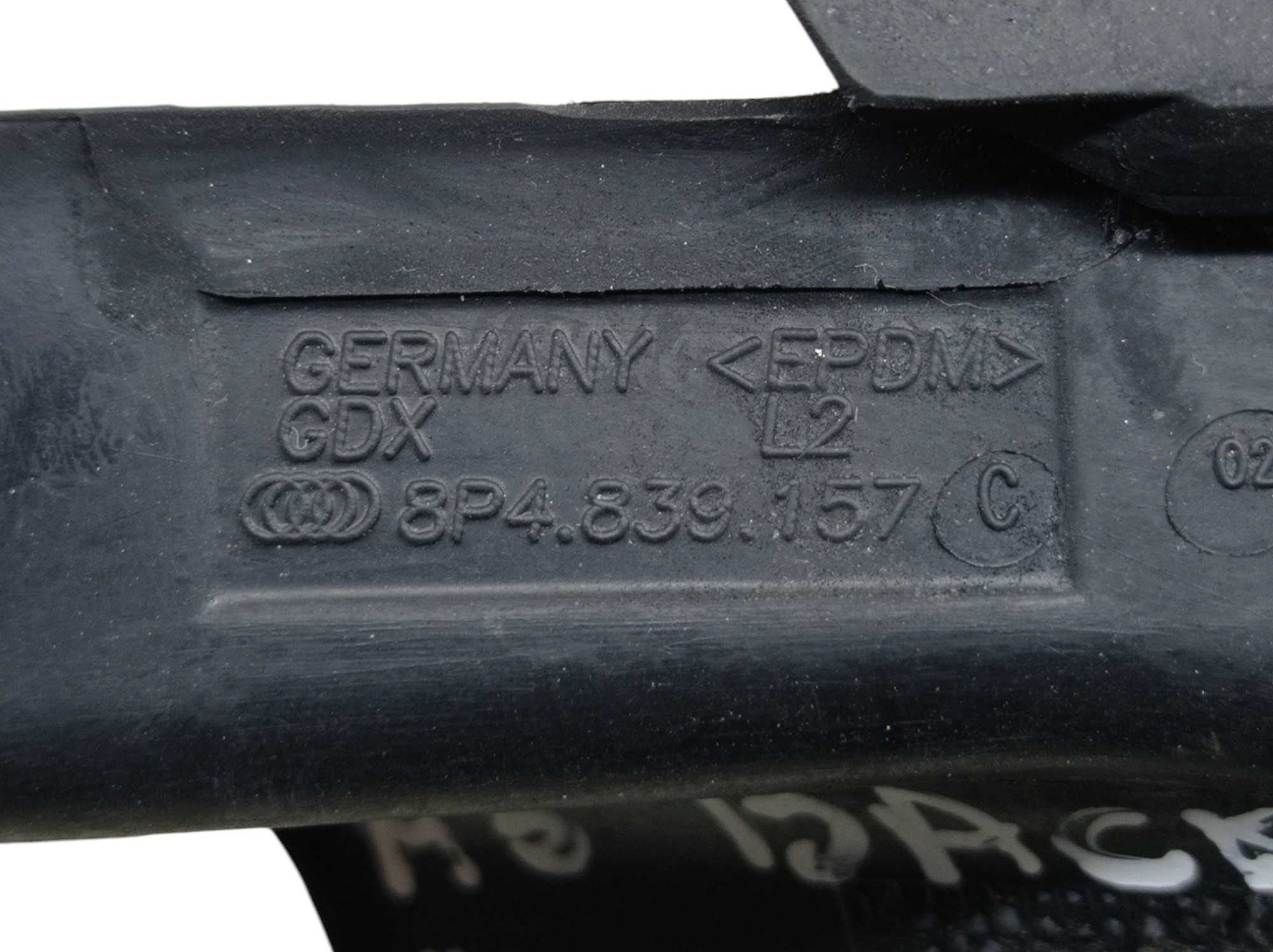 Acabamento Externo Traseiro Esquerdo Audi A3 Sportback 2012 Preto 4
