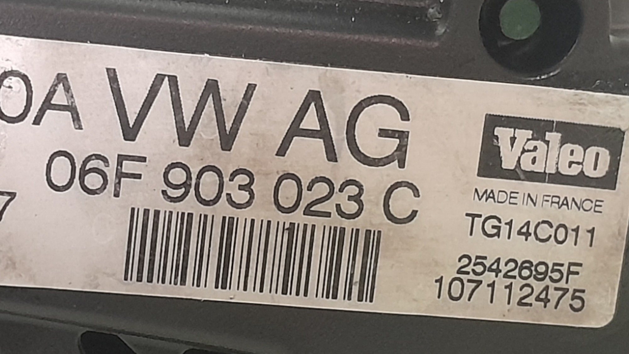 Alternador Volkswagen Passat 2.0 16v Gas Automatico 2008 8