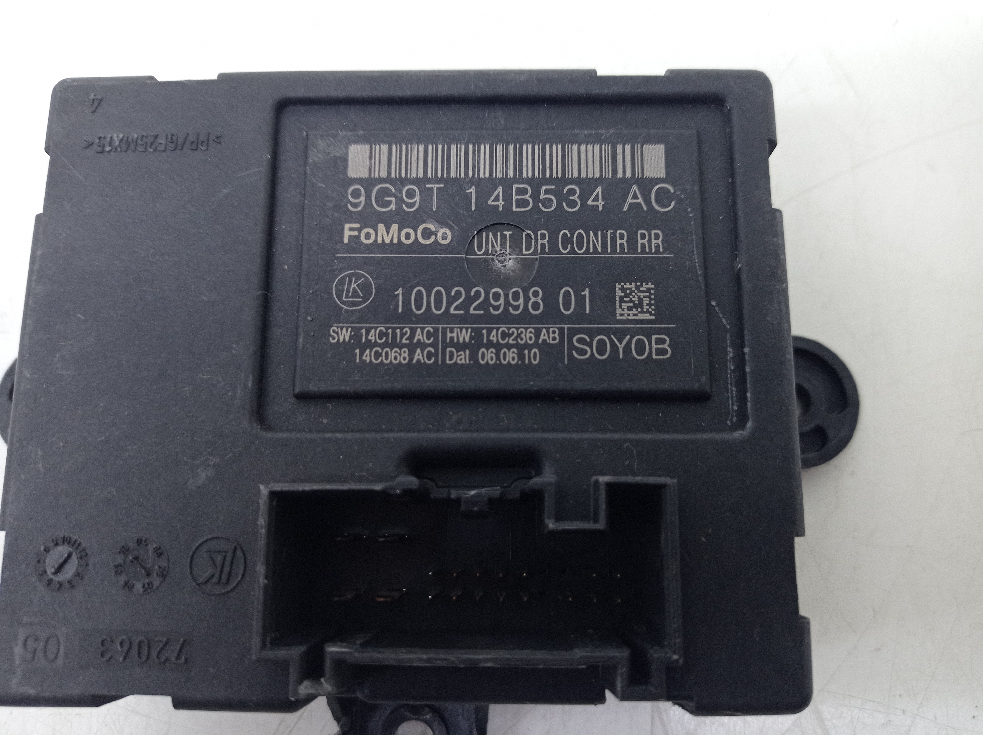 Modulo De Porta Traseira Esquerda Volvo Xc60 2011 5