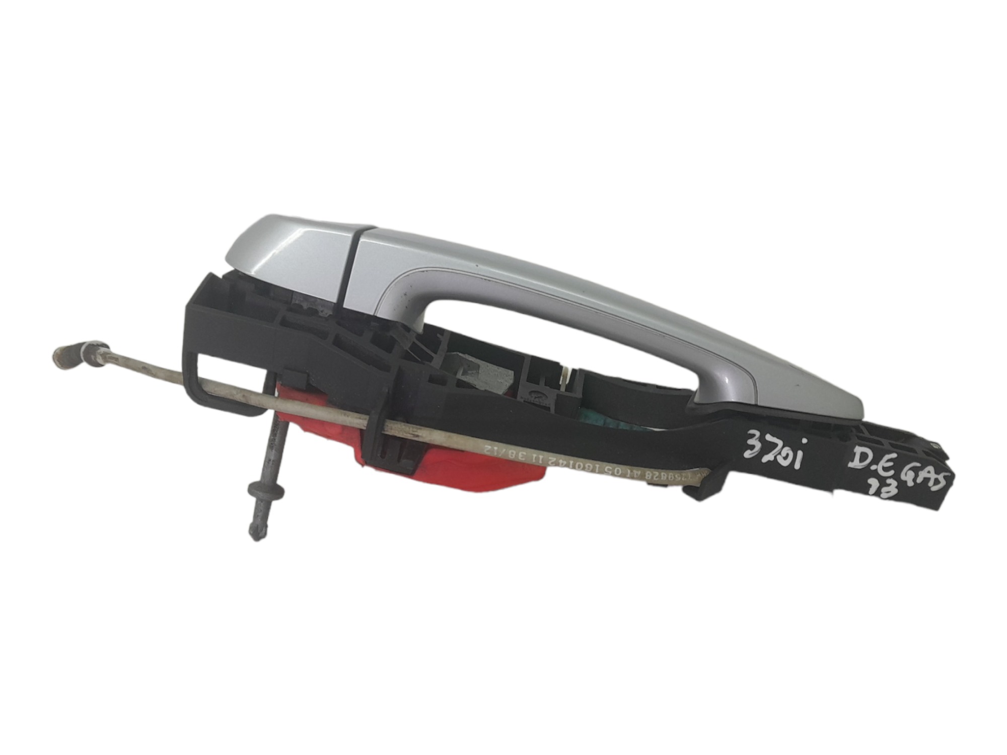 Macaneta Externa Porta Dianteira Esquerda Bmw 320i 2.0 2013 Prata Dianteira 2