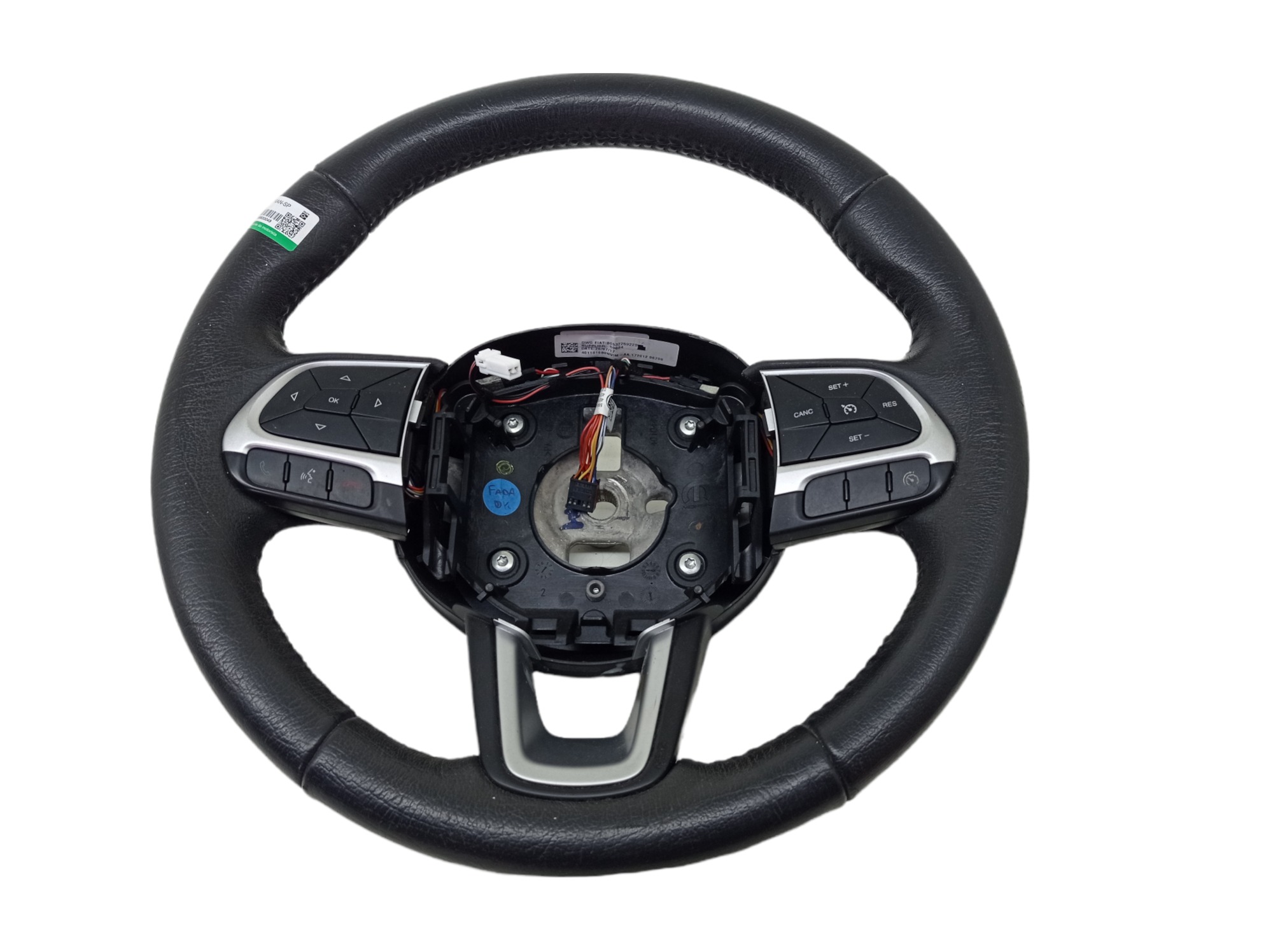 Volante Com Controle De Som Jeep Compass 2018  Preto