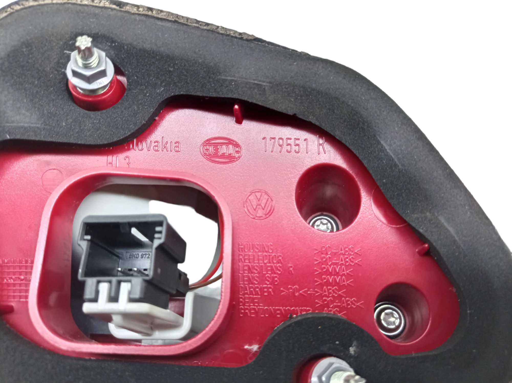 Lanterna Led Tampa Traseira Direita Volkswagen Passat 2012  Direito Vermelho 7