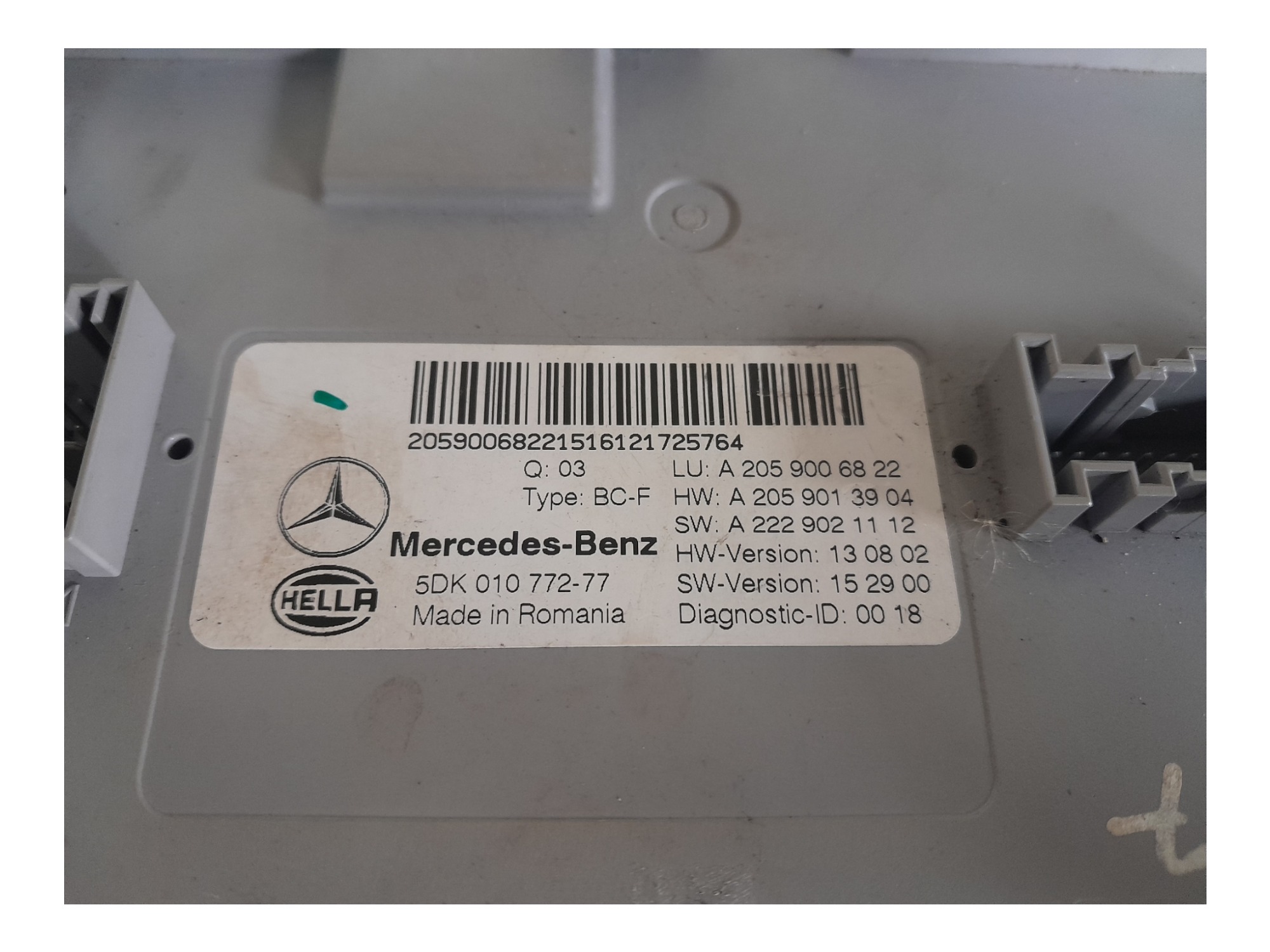 Modulo Conforto Bsi Mercedes Glc 250 2.0 16v Aut 2017 7