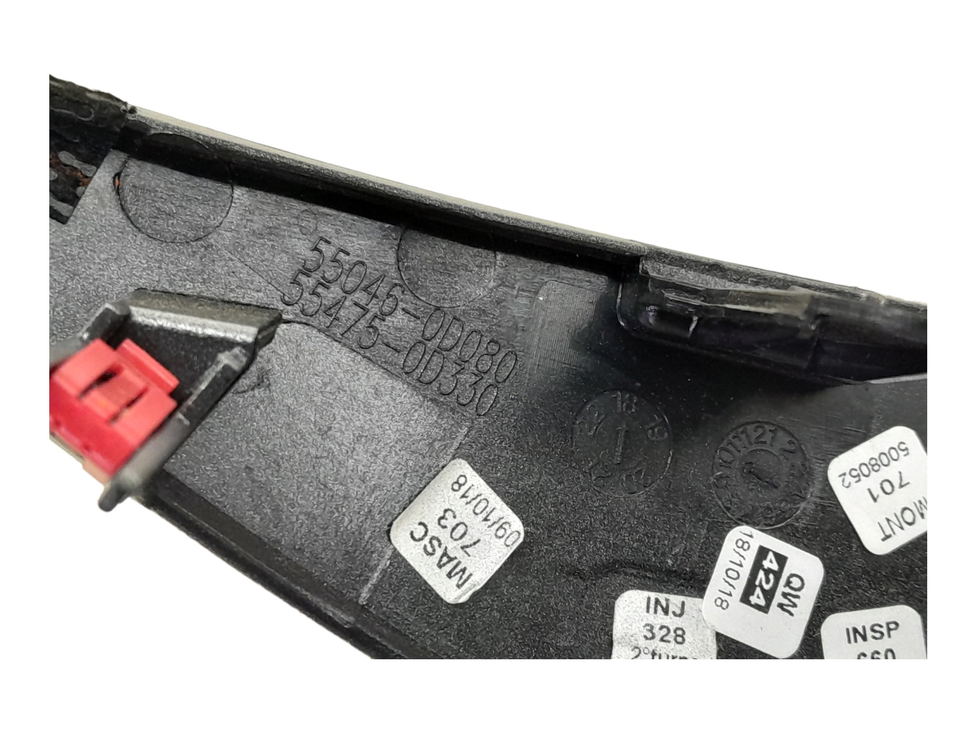 Moldura Central Painel Direito Toyota Yaris Sedan 2018 5