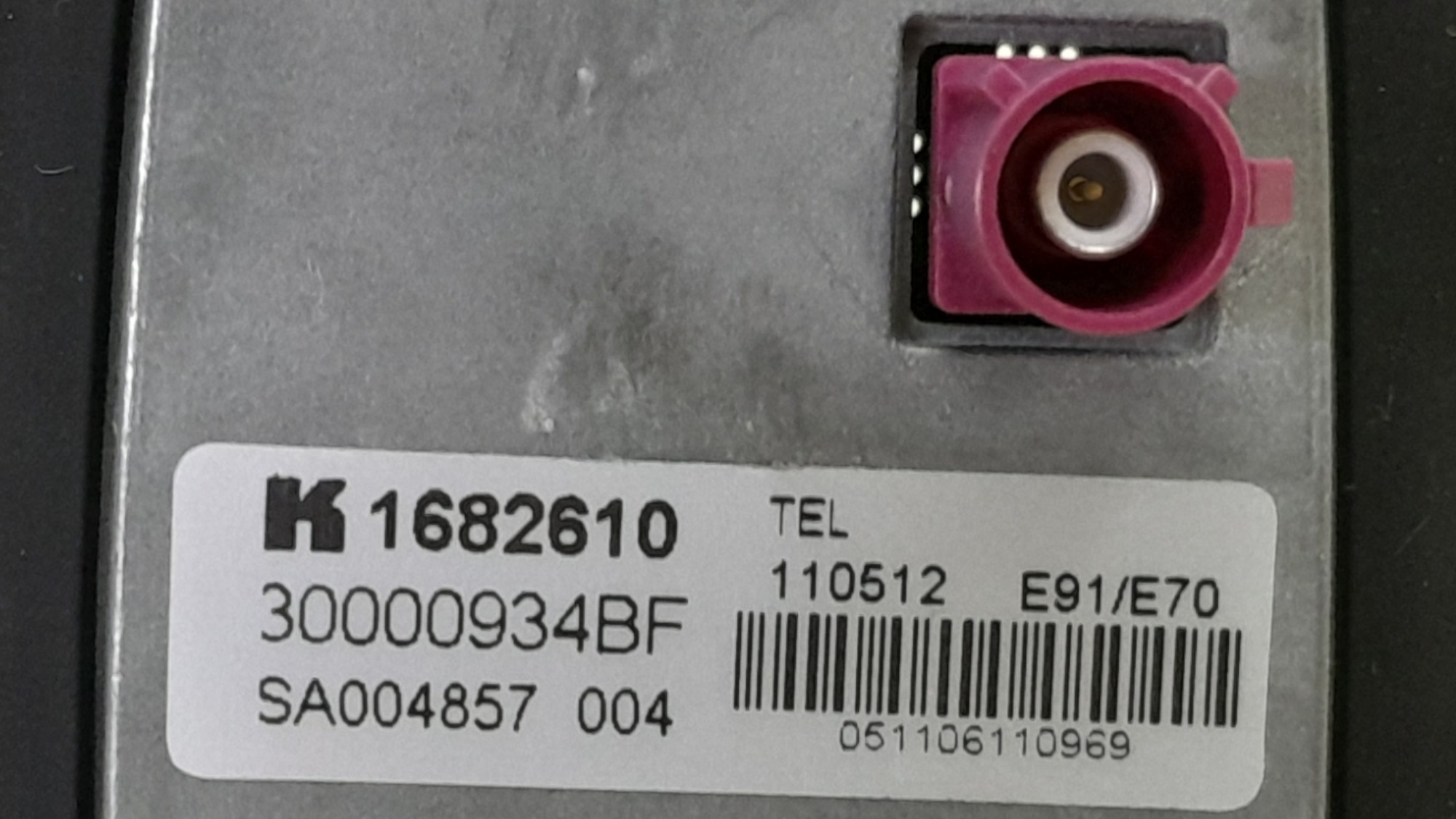 Antena Teto Bmw X1 2.0 16v Gasolina Automatico 2013 Branca 5