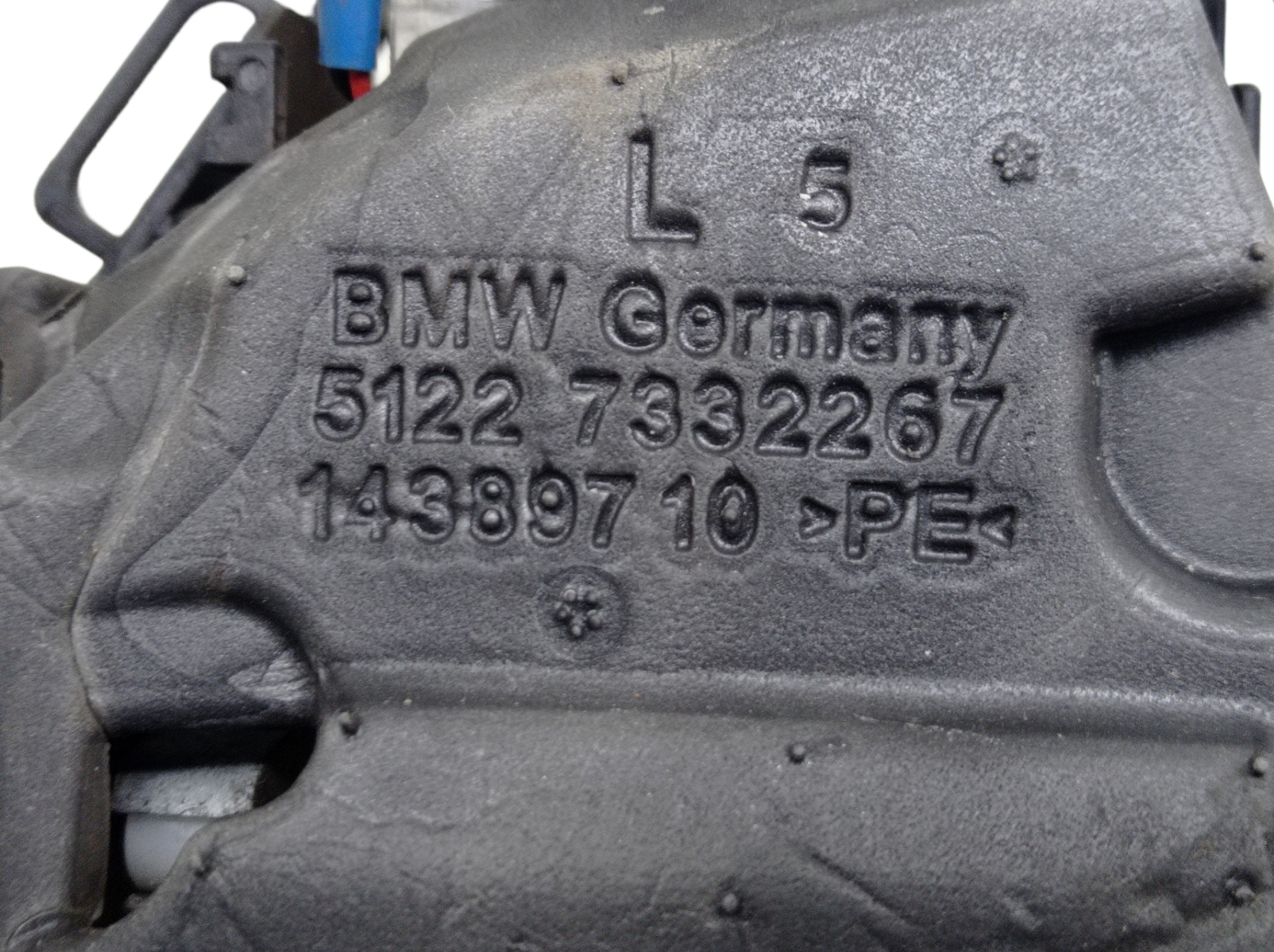 Maçaneta Externa Porta Traseira Esquerda Bmw 320i 2014  Preto Traseira 9