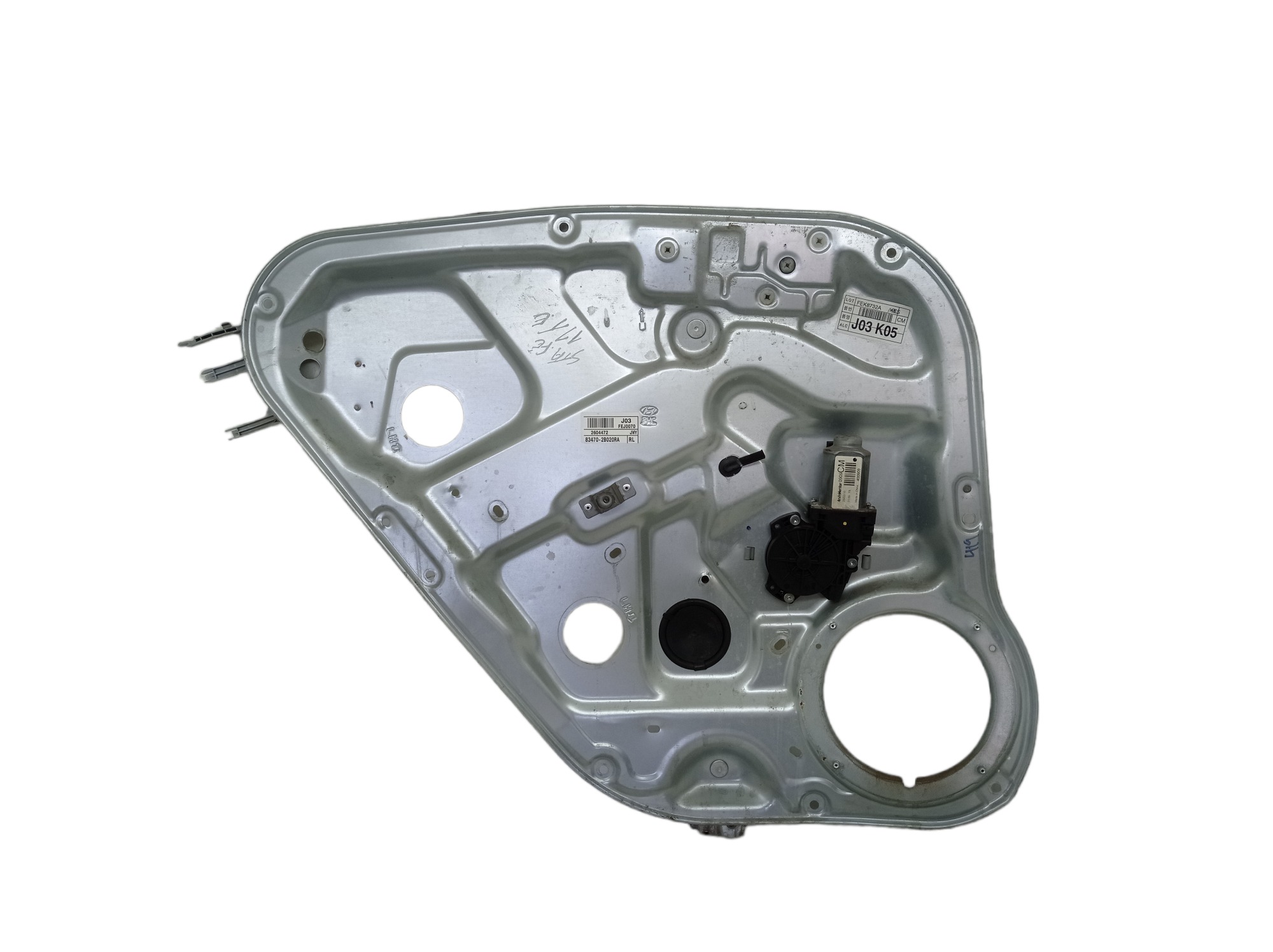 Maquina Vidro Traseira Esquerda Hyundai Santa Fe 2011 2