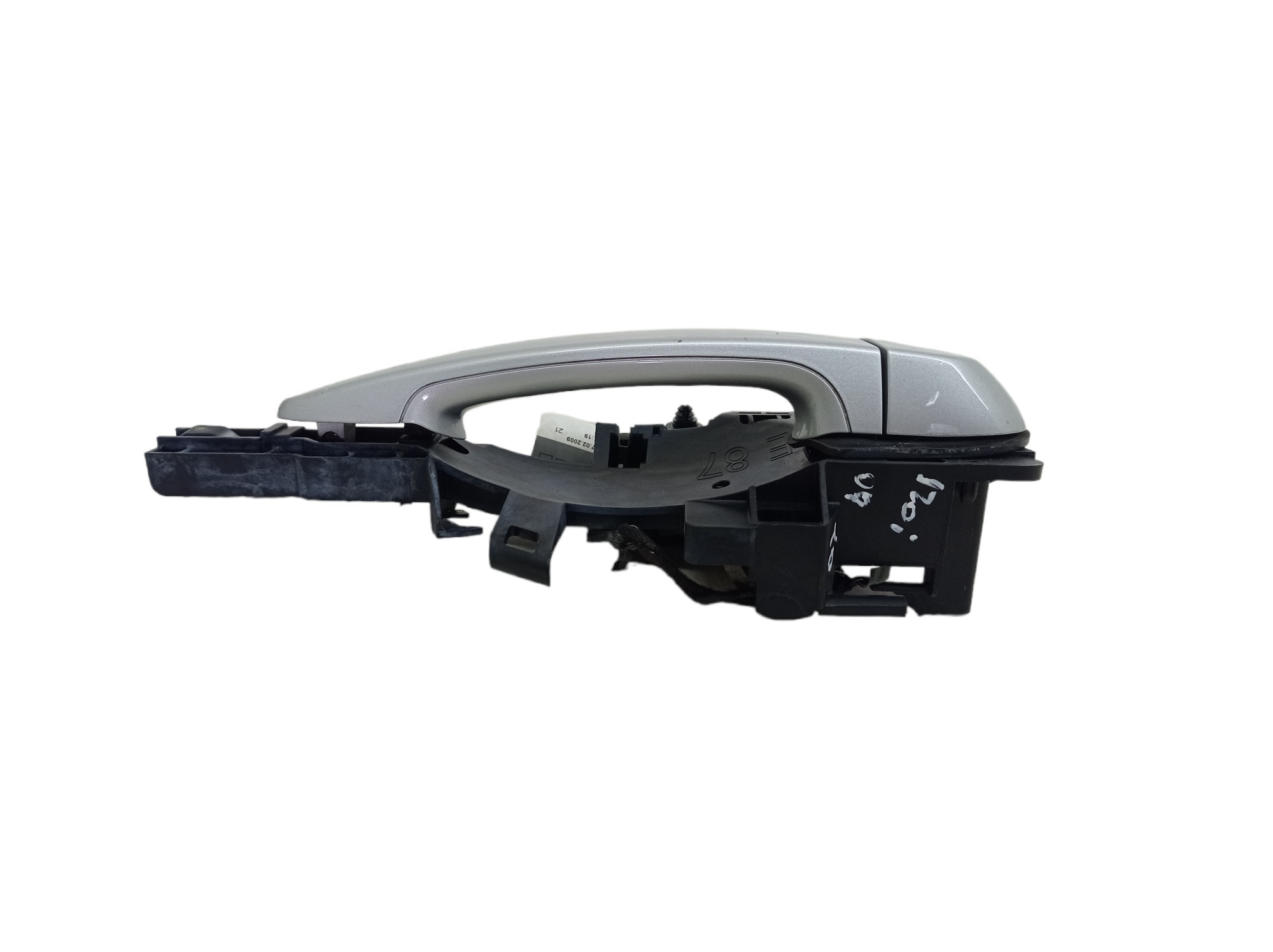 Maçaneta Externa Porta Traseira Direita Bmw 120i 2010 Prata 2