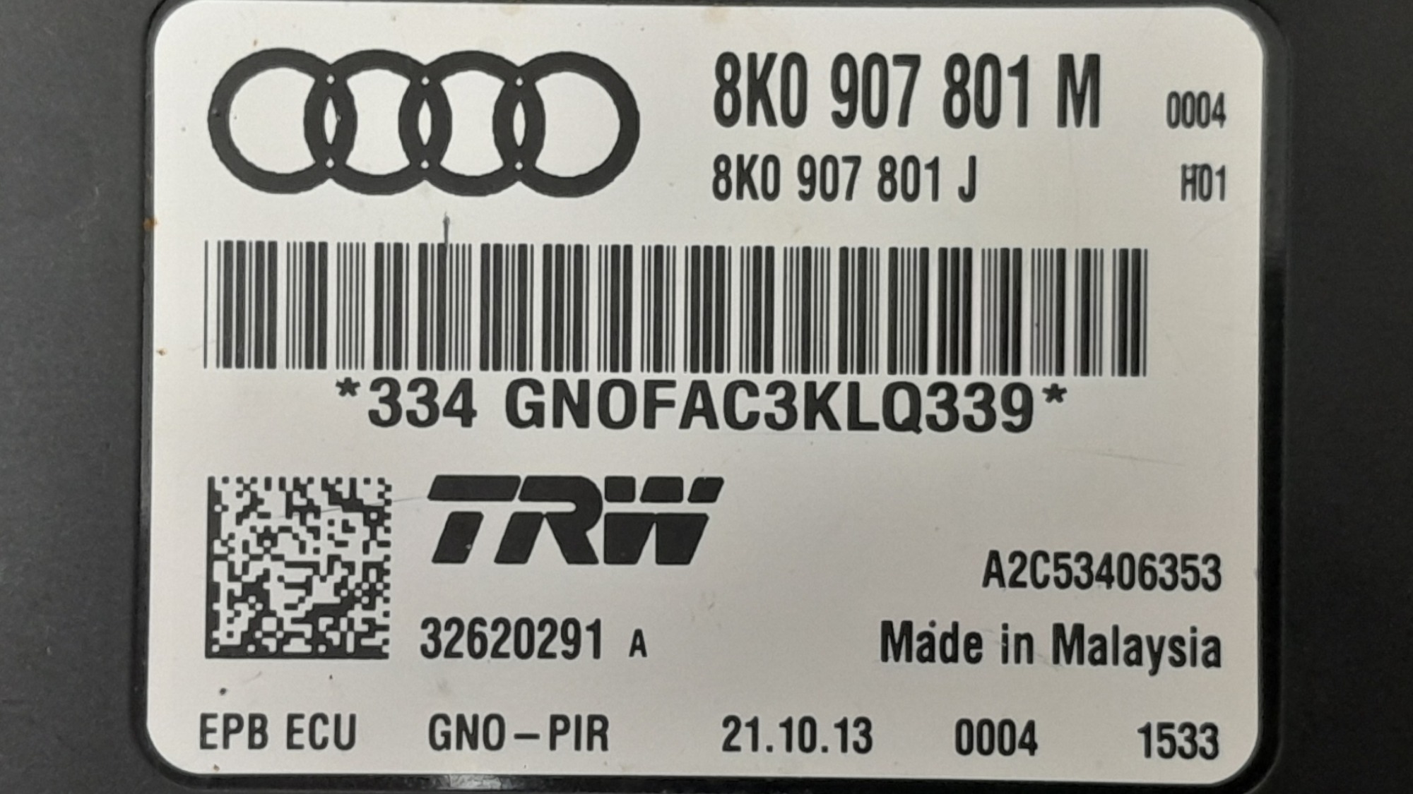 Modulo Estacionamento Audi A4 Tfsi 2.0 2014 5