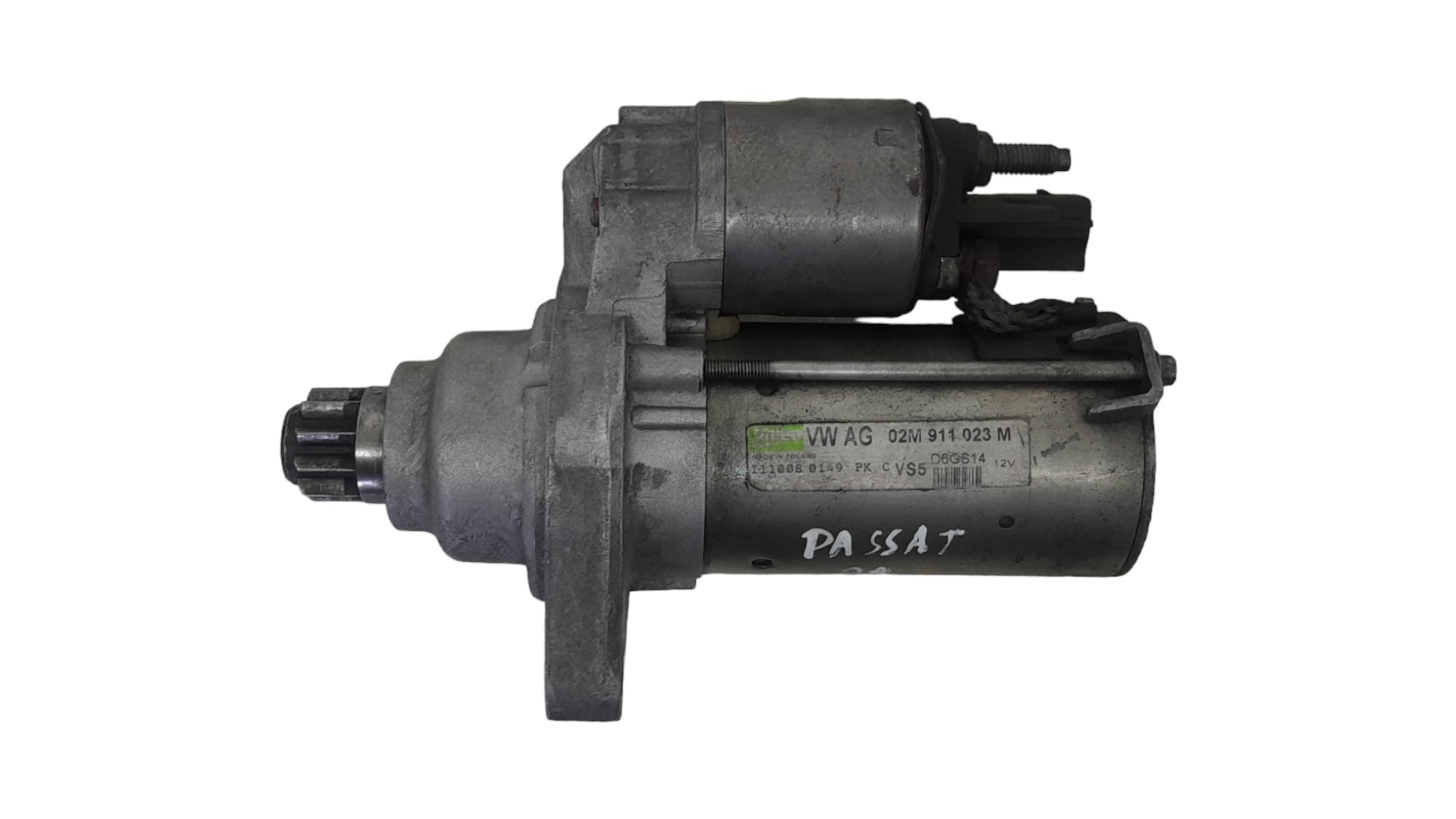 Motor Arranque Volkswagen Passat 2.0 16v Gas Aut 2008 2